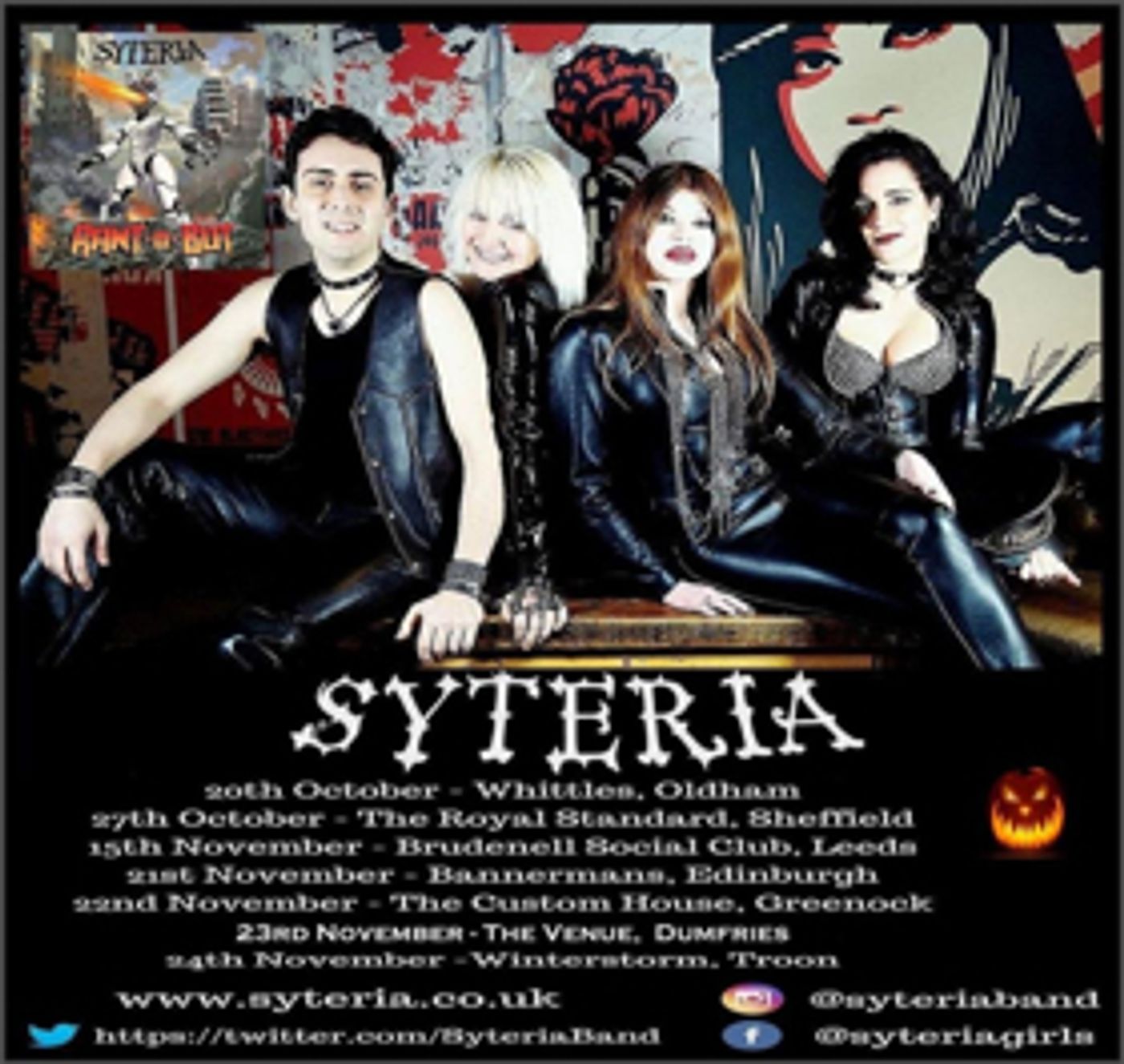 Syteria Release Video For Scream Scream its Halloween!, Plus Announce Show Dates Syteria Release Video For Scream Scream its Halloween!, Plus Announce Show Dates Image