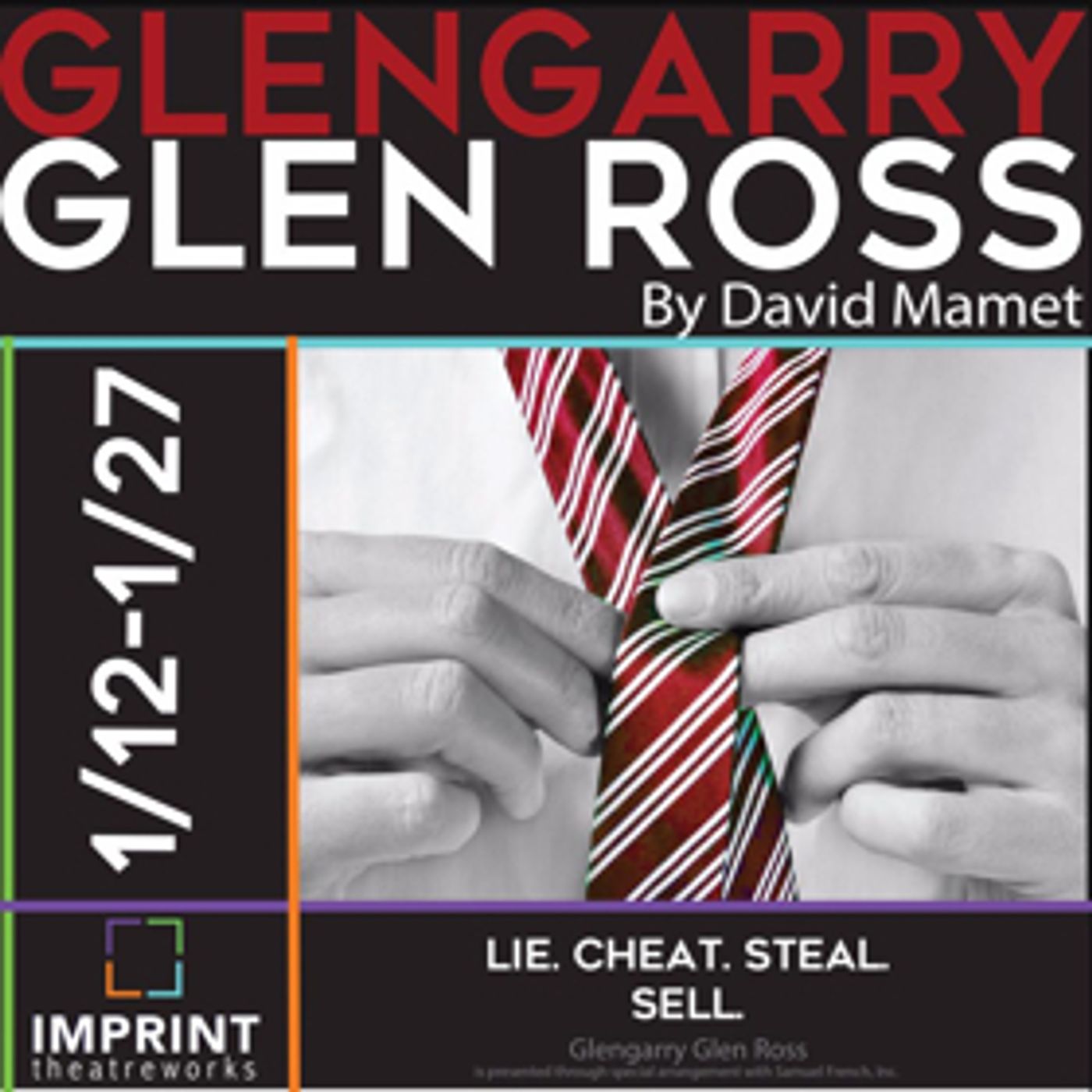 IMPRINT Theatreworks Announces Cast Change for GLENGARRY GLEN ROSS  Image