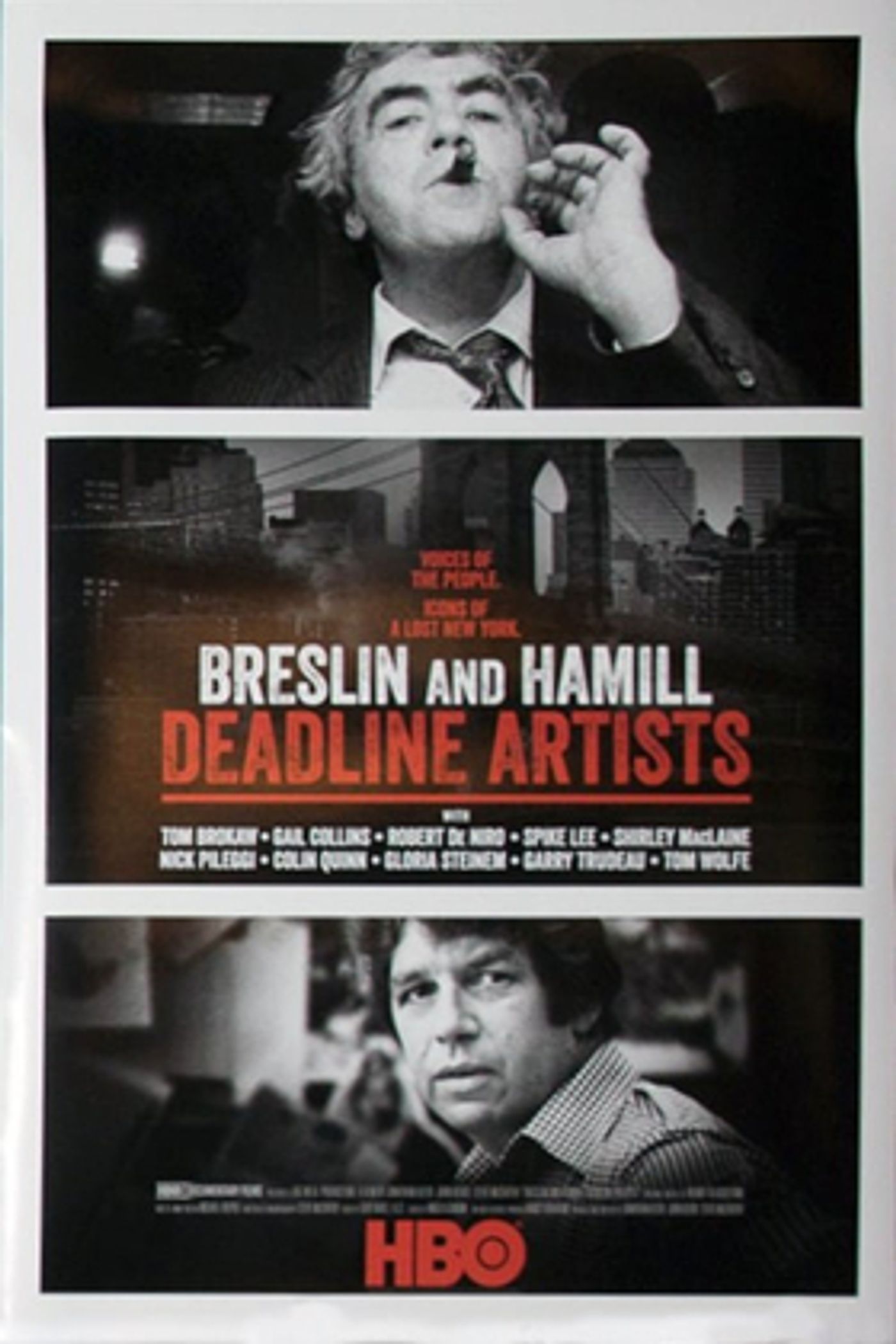 HBO to Premiere BRESLIN AND HAMILL: DEADLINE ARTISTS  Image