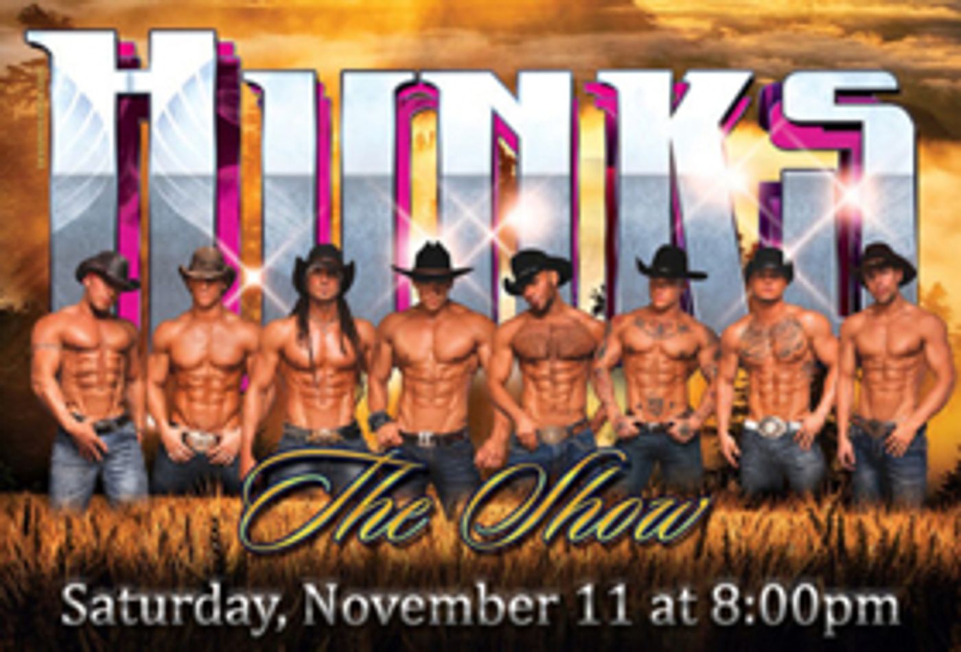 Ladies Night Out! CRT Downtown to Present HUNKS - THE SHOW  Image
