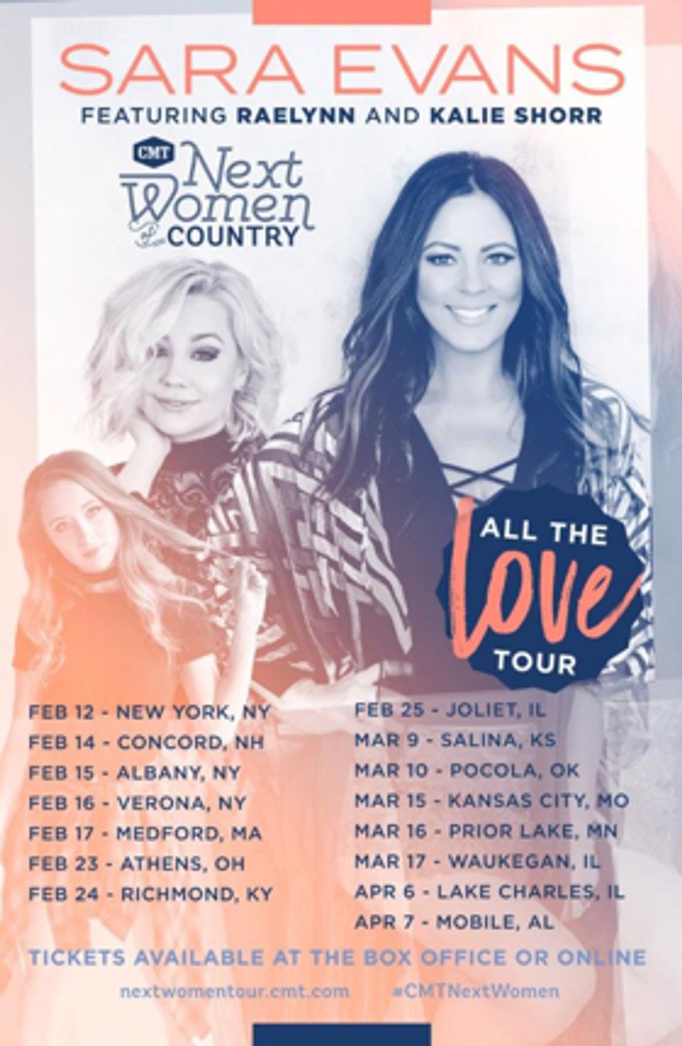 Sara Evans Teams with CMT for 4th Annual Next Women of Country Tour  Image