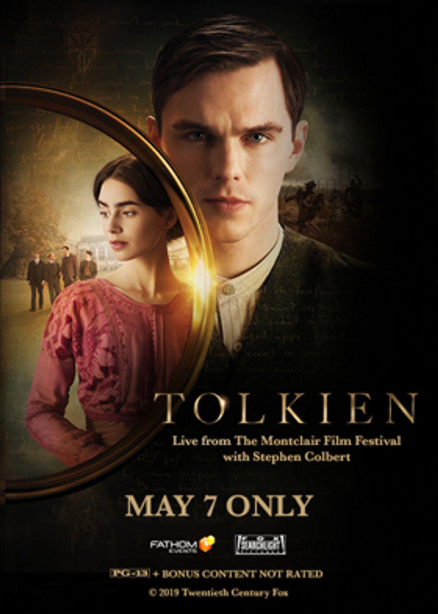 Fathom Events Presents TOLKIEN Event With Lily Collins and Stephen Colbert  Image