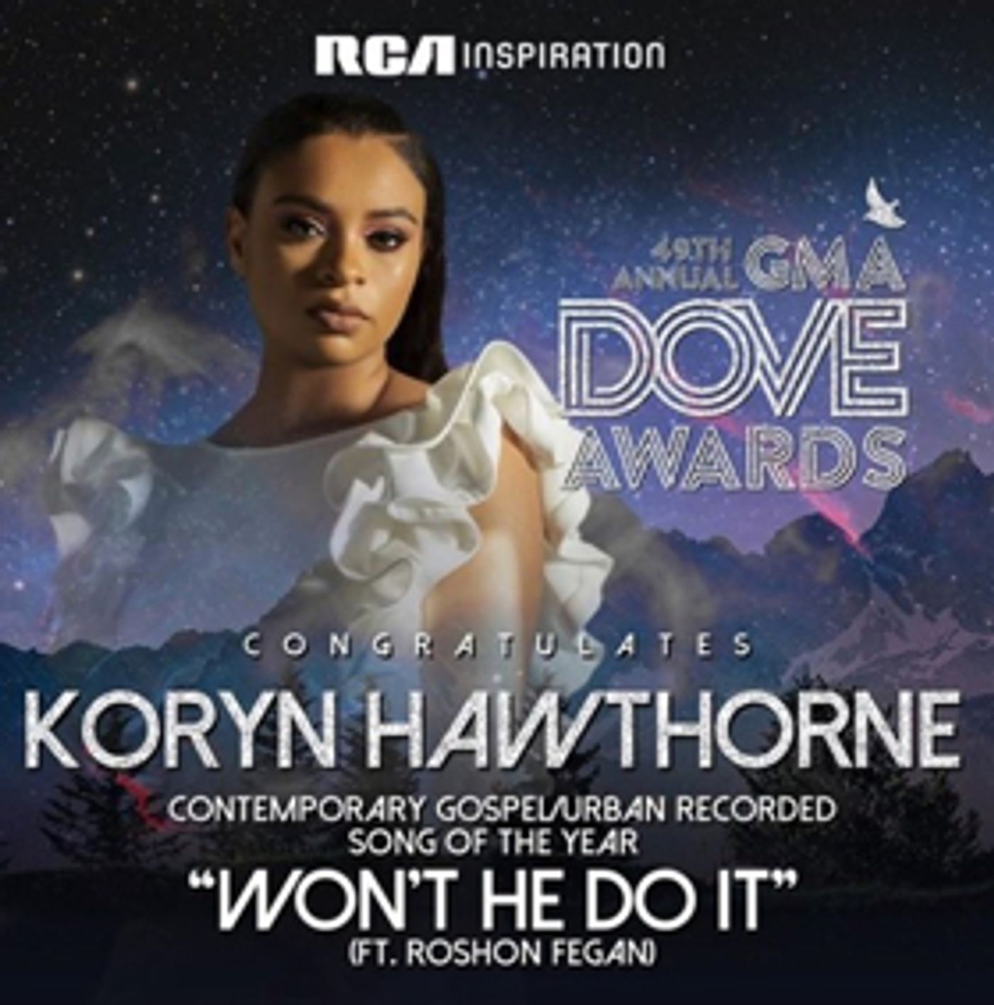 RCA Inspiration Garners Three Wins At The 49th Annual GMA Dove Awards RCA Inspiration Garners Three Wins At The 49th Annual GMA Dove Awards Image