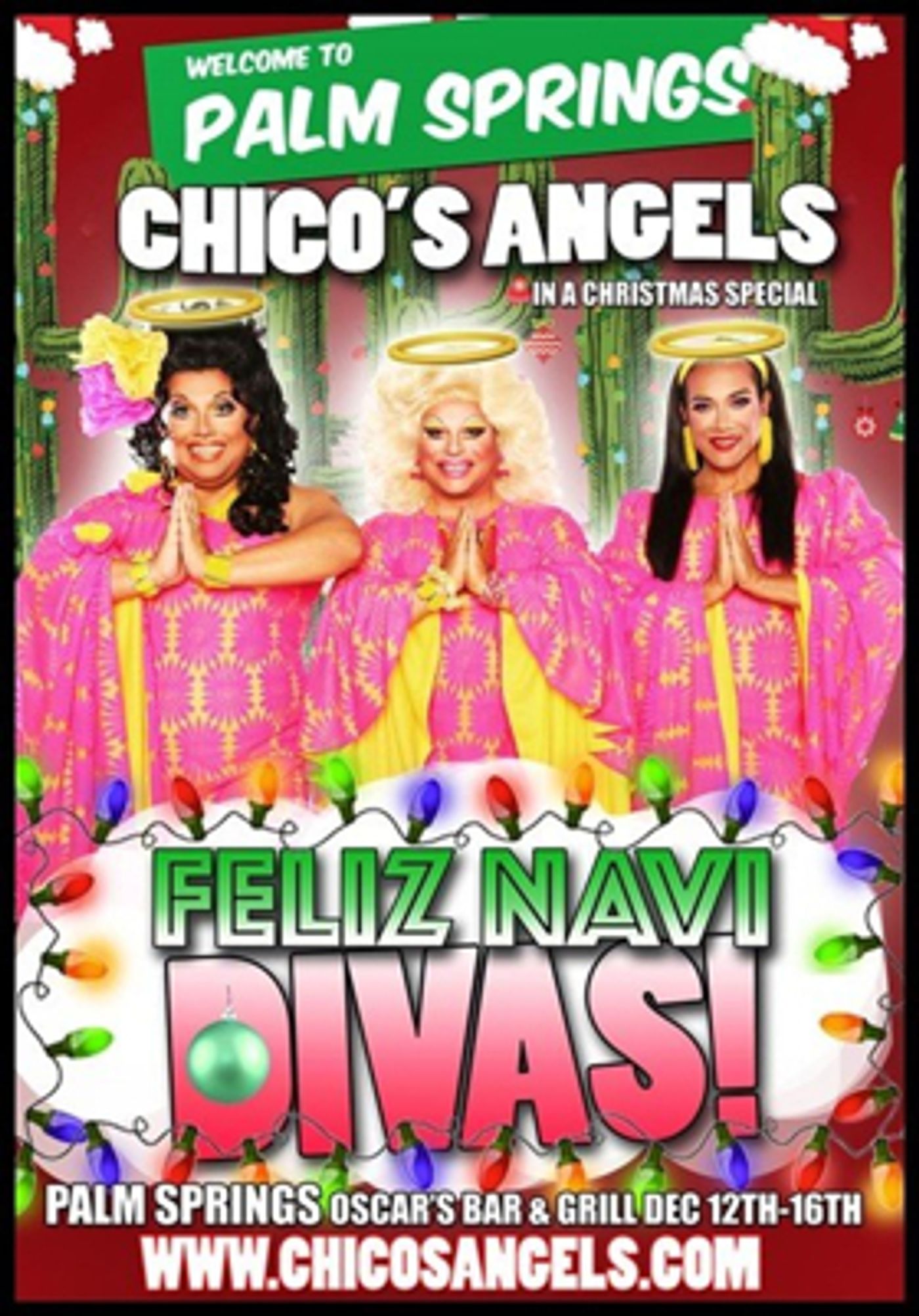 FELIZ NAVI-DIVAS! Chico's Angels Bring Their Holiday Show To Oscars Palm Springs!  Image