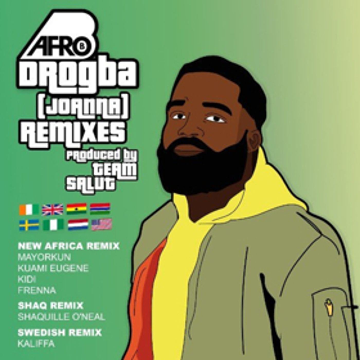 Afro B Reveals Remix Package for Viral Hit DROGBA Featuring Shaquille O'Neal, A Swedish Remix and the New Africa Remix Afro B Reveals Remix Package for Viral Hit DROGBA Featuring Shaquille O'Neal, A Swedish Remix and the New Africa Remix Image