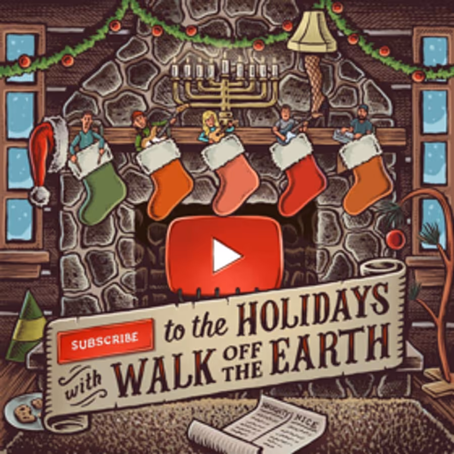 Out Now: 'Subscribe To The Holidays' by Canadian Indie-Pop Band Walk Off The Earth  Image