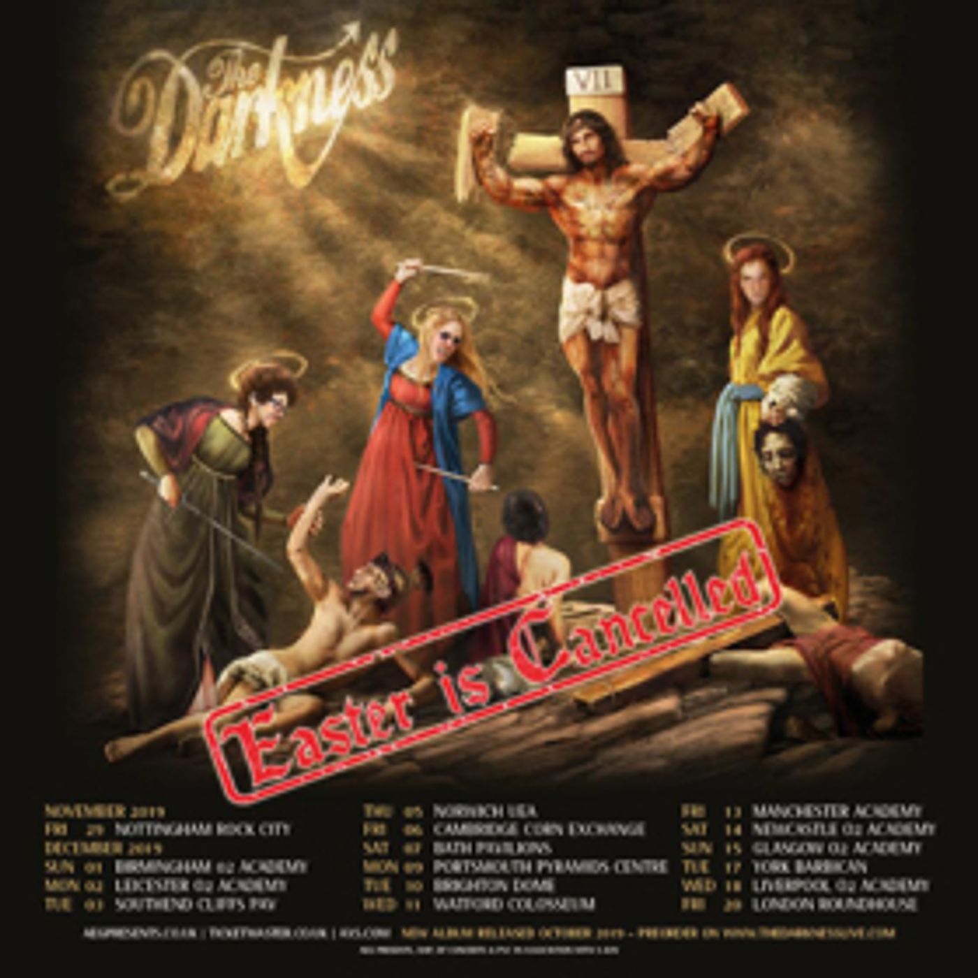 The Darkness Announces 'Easter Is Cancelled' UK & Ireland Tour The Darkness Announces 'Easter Is Cancelled' UK & Ireland Tour Image