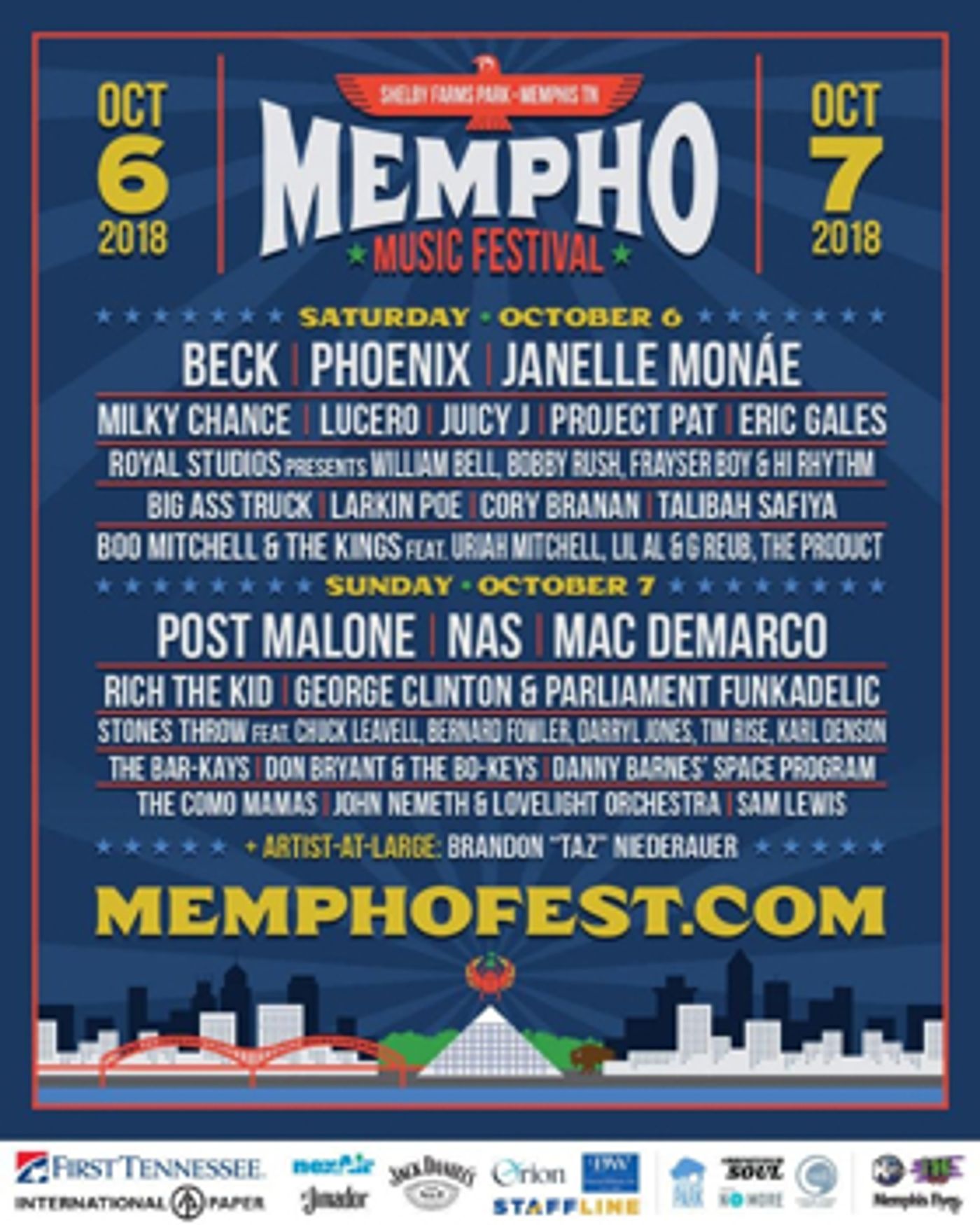 Mempho Music Festival Announces Daily Lineup  Image