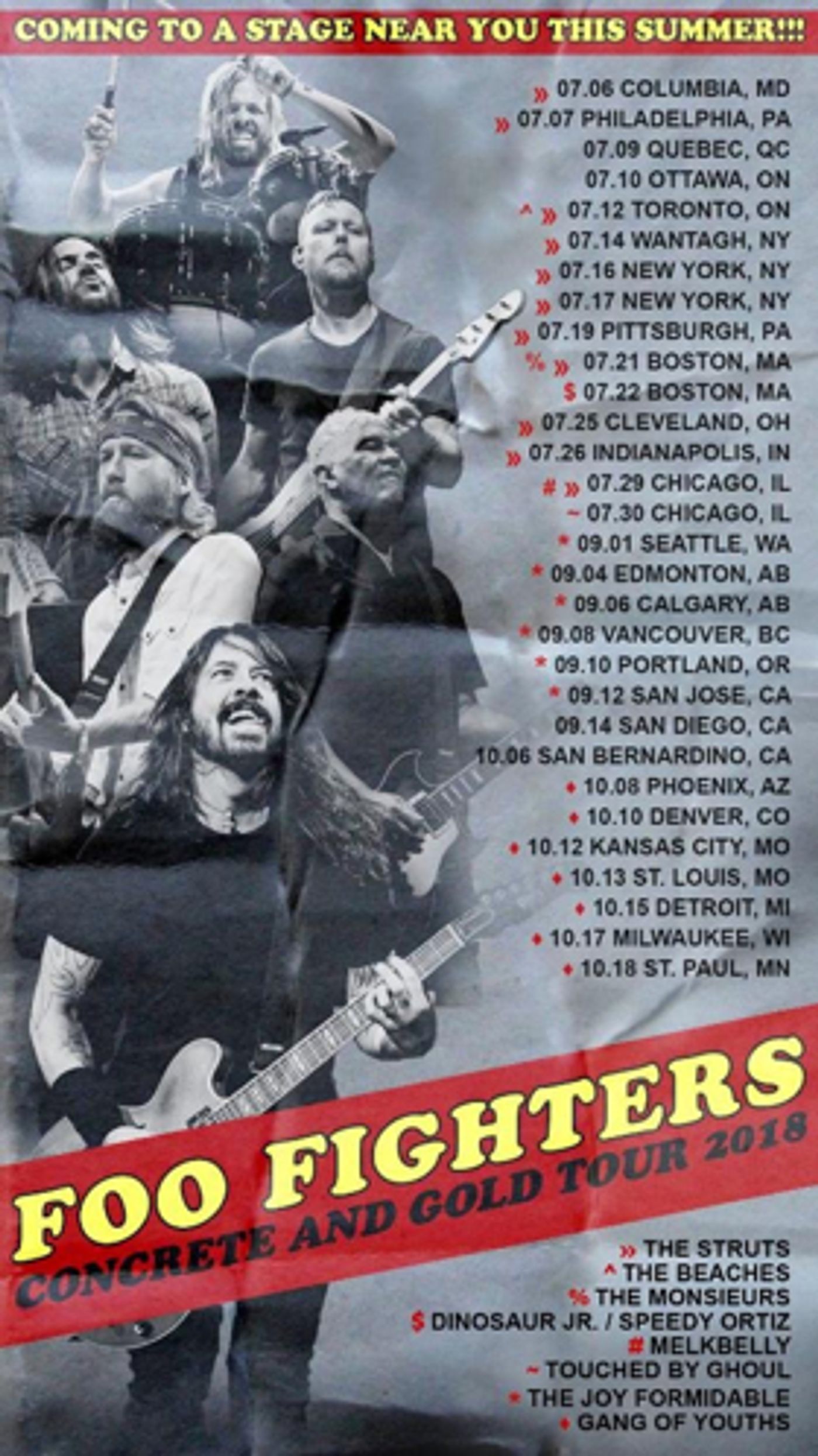 The Foo Fighters Release Additional Tour Dates  Image