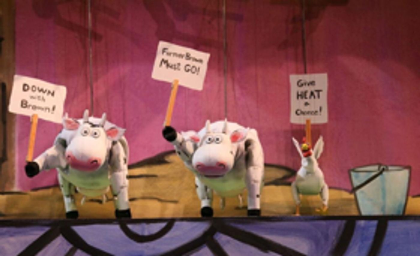 CLICK, CLACK, MOO: COWS THAT TYPE Brings Farmhouse Fun to Center for Puppetry Arts CLICK, CLACK, MOO: COWS THAT TYPE Brings Farmhouse Fun to Center for Puppetry Arts Image