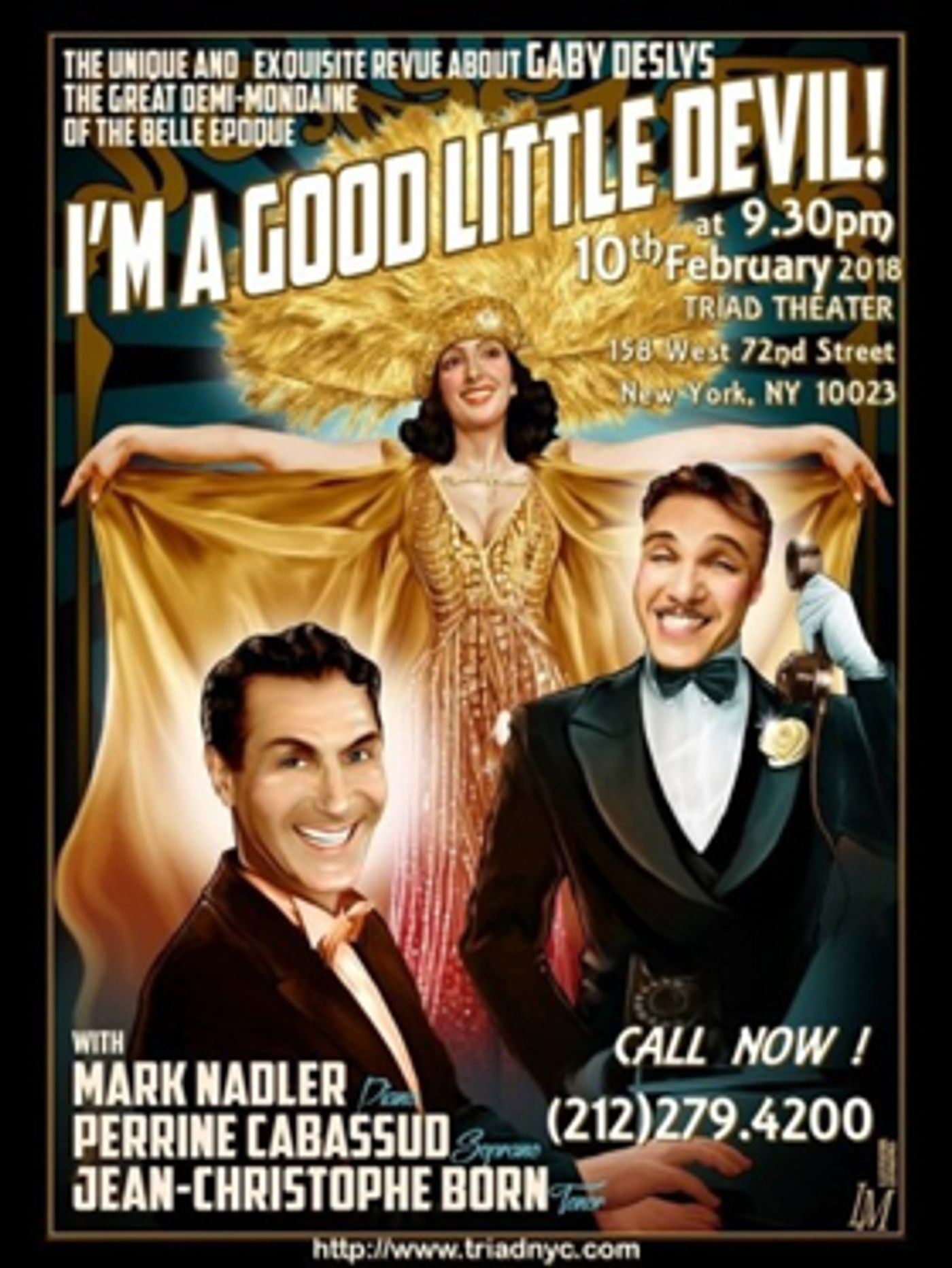 Gaby Deslys Revue I'M A GOOD LITTLE DEVIL Comes to the Triad Gaby Deslys Revue I'M A GOOD LITTLE DEVIL Comes to the Triad Image