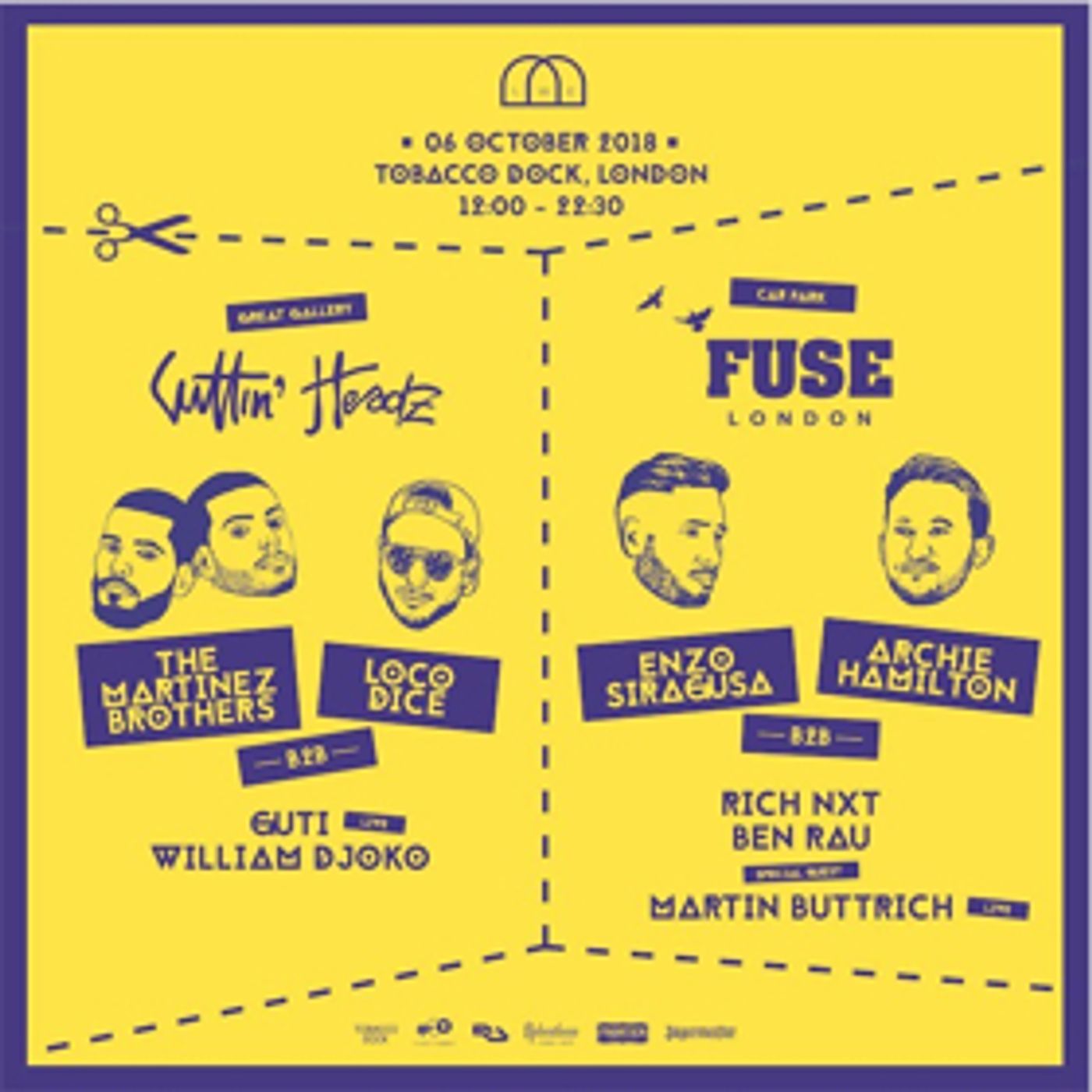 LWE Announce FUSE Takeover with Enzo Siragusa B2B Archie Hamilton for Cuttin Headz Event at Tobacco Dock LWE Announce FUSE Takeover with Enzo Siragusa B2B Archie Hamilton for Cuttin Headz Event at Tobacco Dock Image