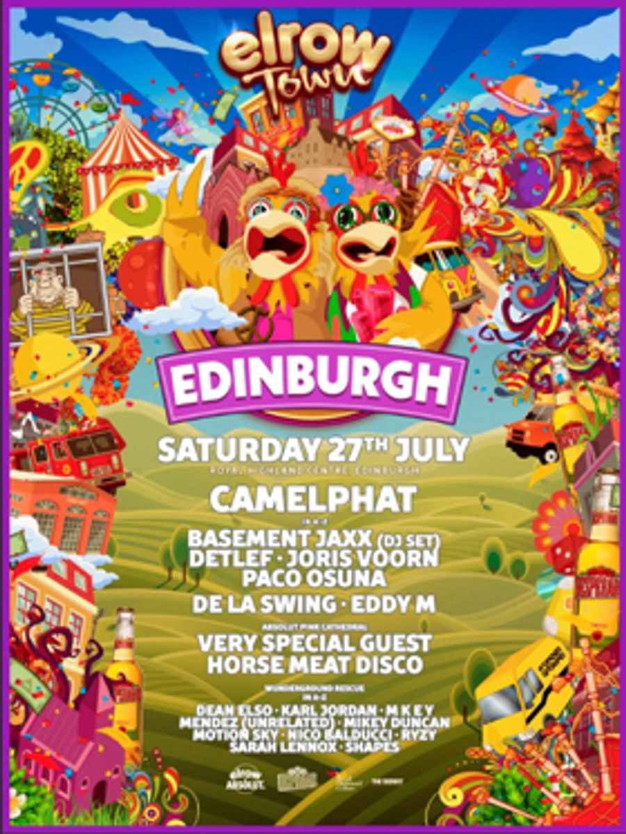 Basement Jaxx, Joris Voorn, Horse Meat Disco Join elrow Town Edinburgh Lineup Image