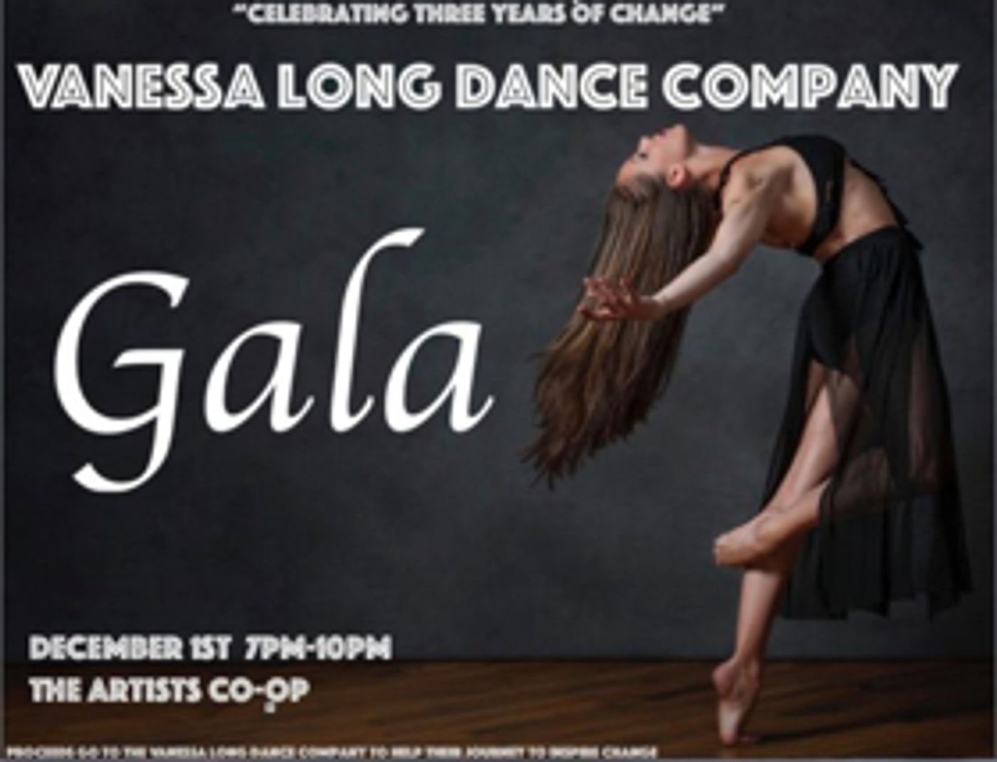 Vanessa Long Dance Company to Celebrate Third Year with Fundraising Gala  Image