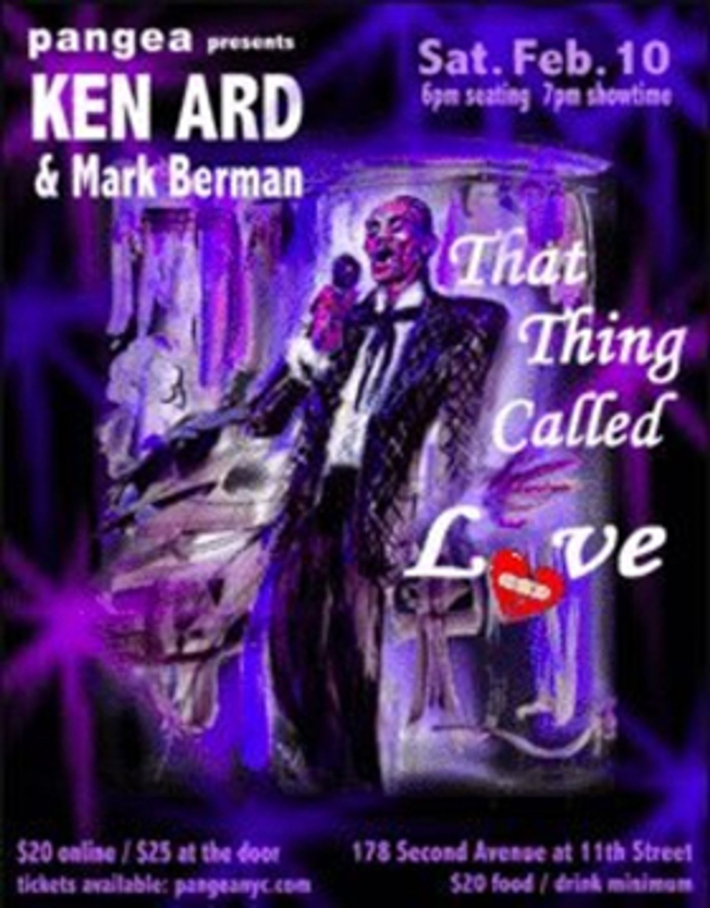 Broadway Veteran Ken Ard and Piano Virtuoso Mark Berman Perform in 
                               THAT THING CALLED LOVE  Image