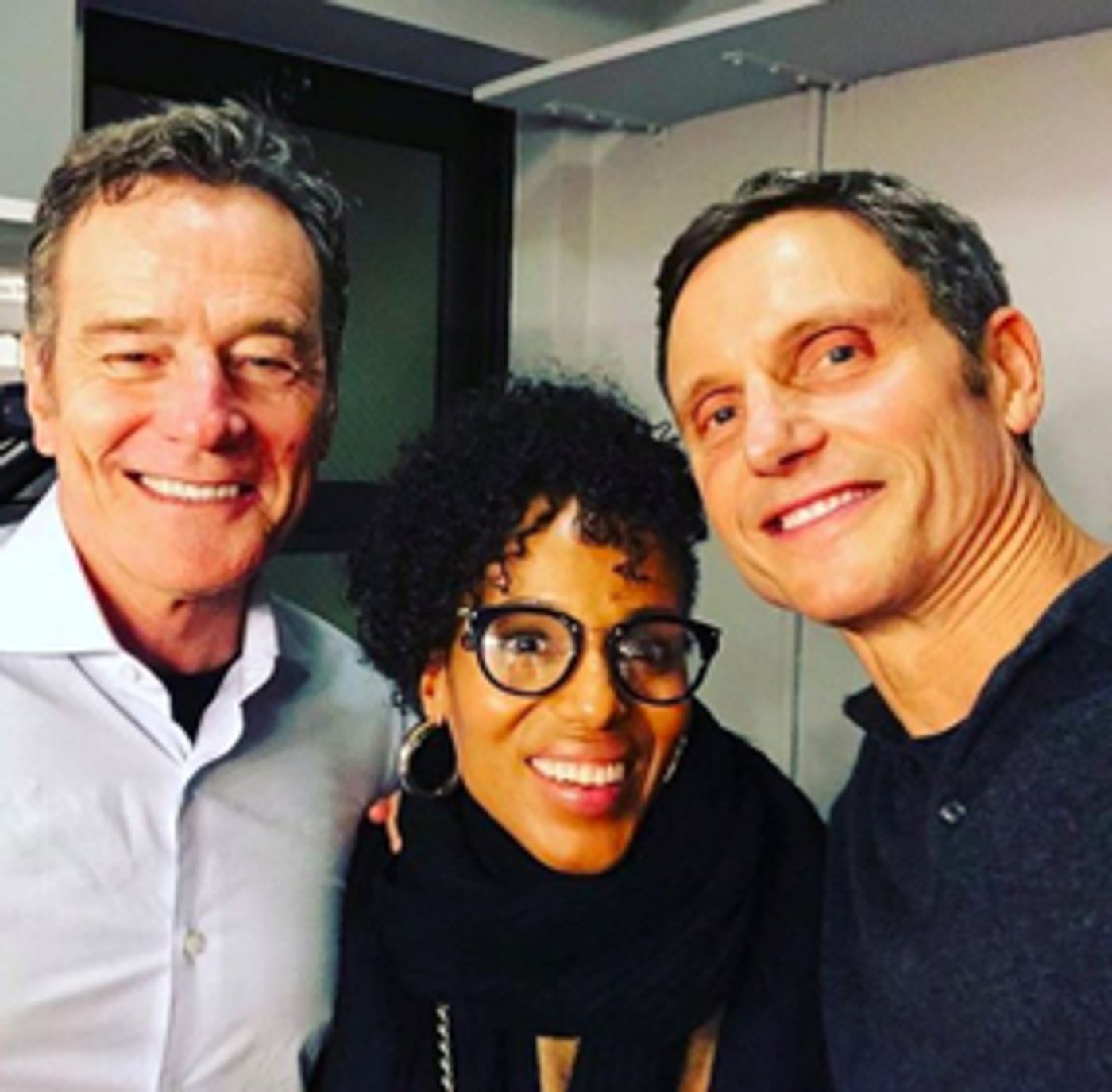 Kerry Washington Visits SCANDAL Co-Star Tony Goldwyn at NETWORK Kerry Washington Visits SCANDAL Co-Star Tony Goldwyn at NETWORK Image