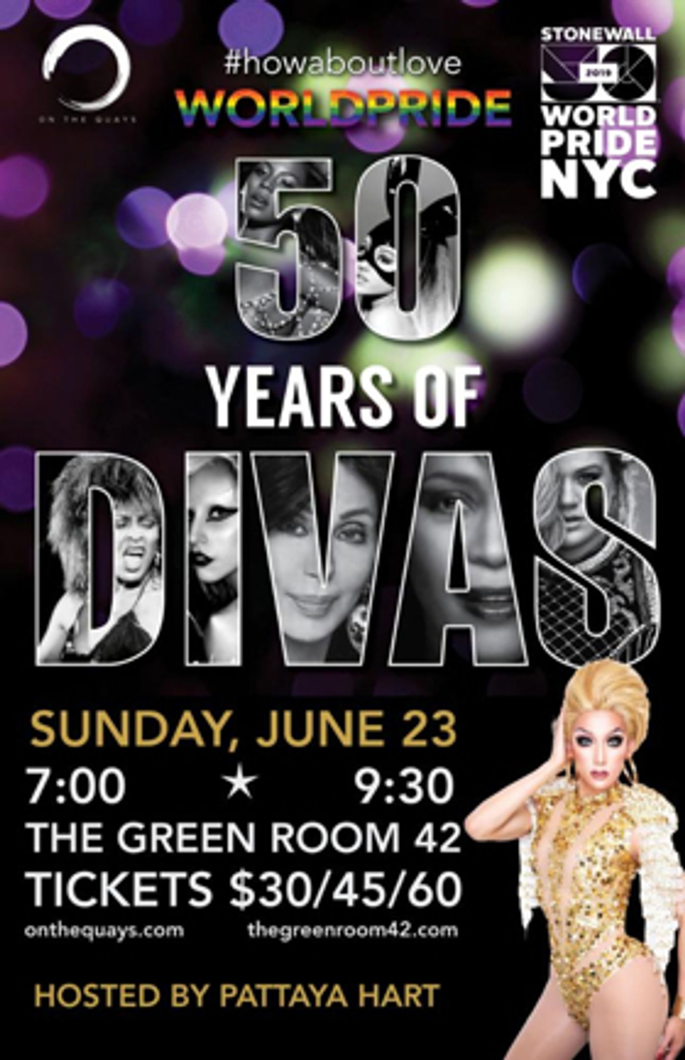 On The Quays Celebrates World Pride With #howaboutlove: 50 YEARS OF DIVAS  Image