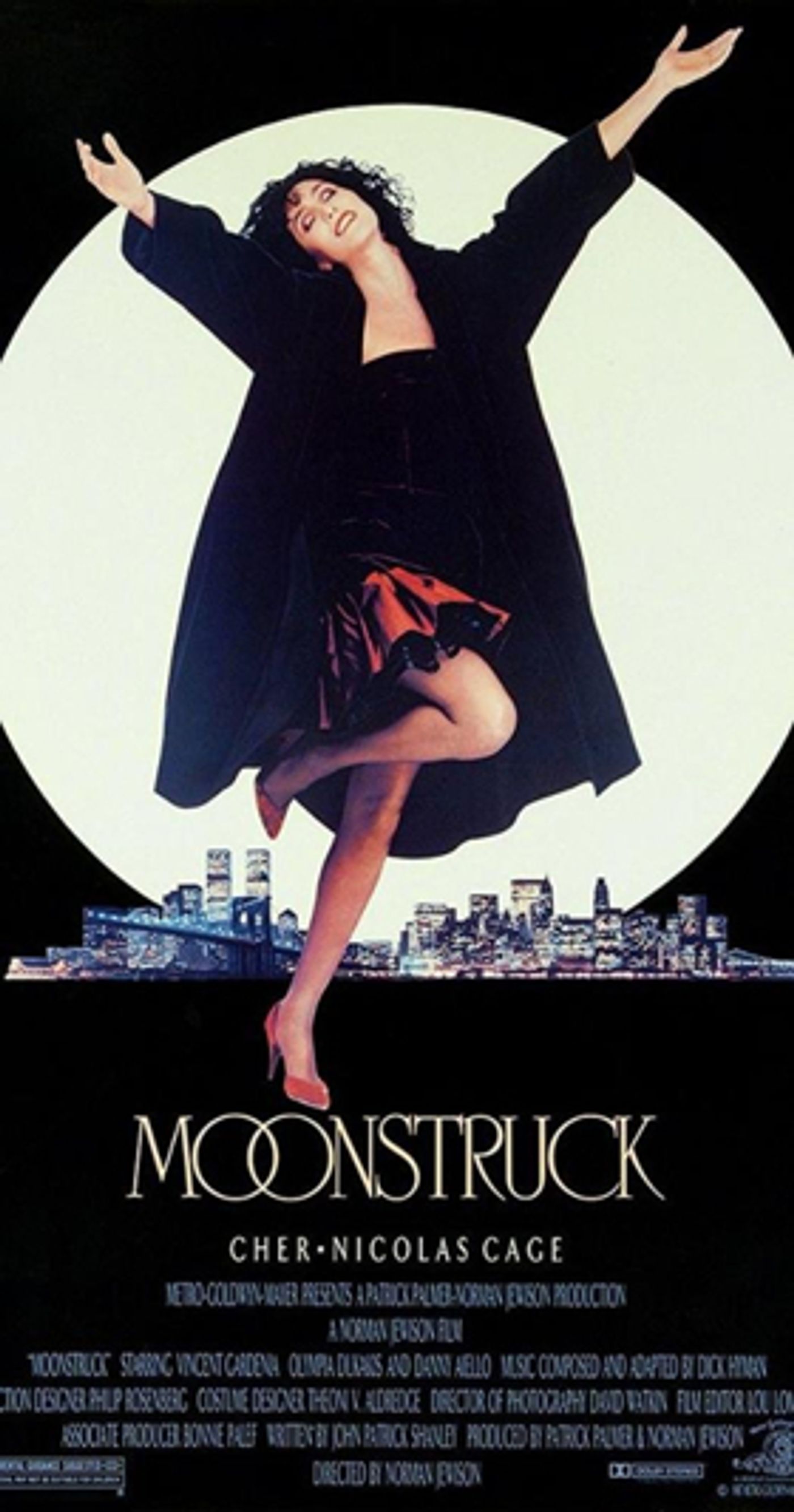 MOONSTRUCK to Be Played on the Warner's Big Screen MOONSTRUCK to Be Played on the Warner's Big Screen Image