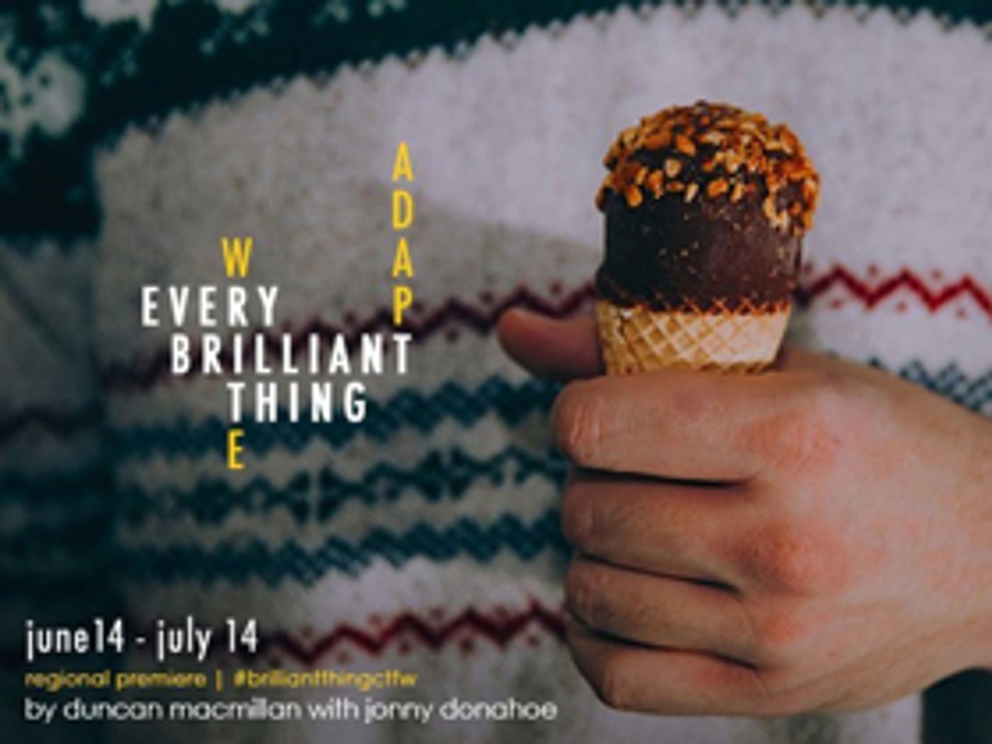 Circle Theatre Presents the Regional Premiere of EVERY BRILLIANT THING  Image