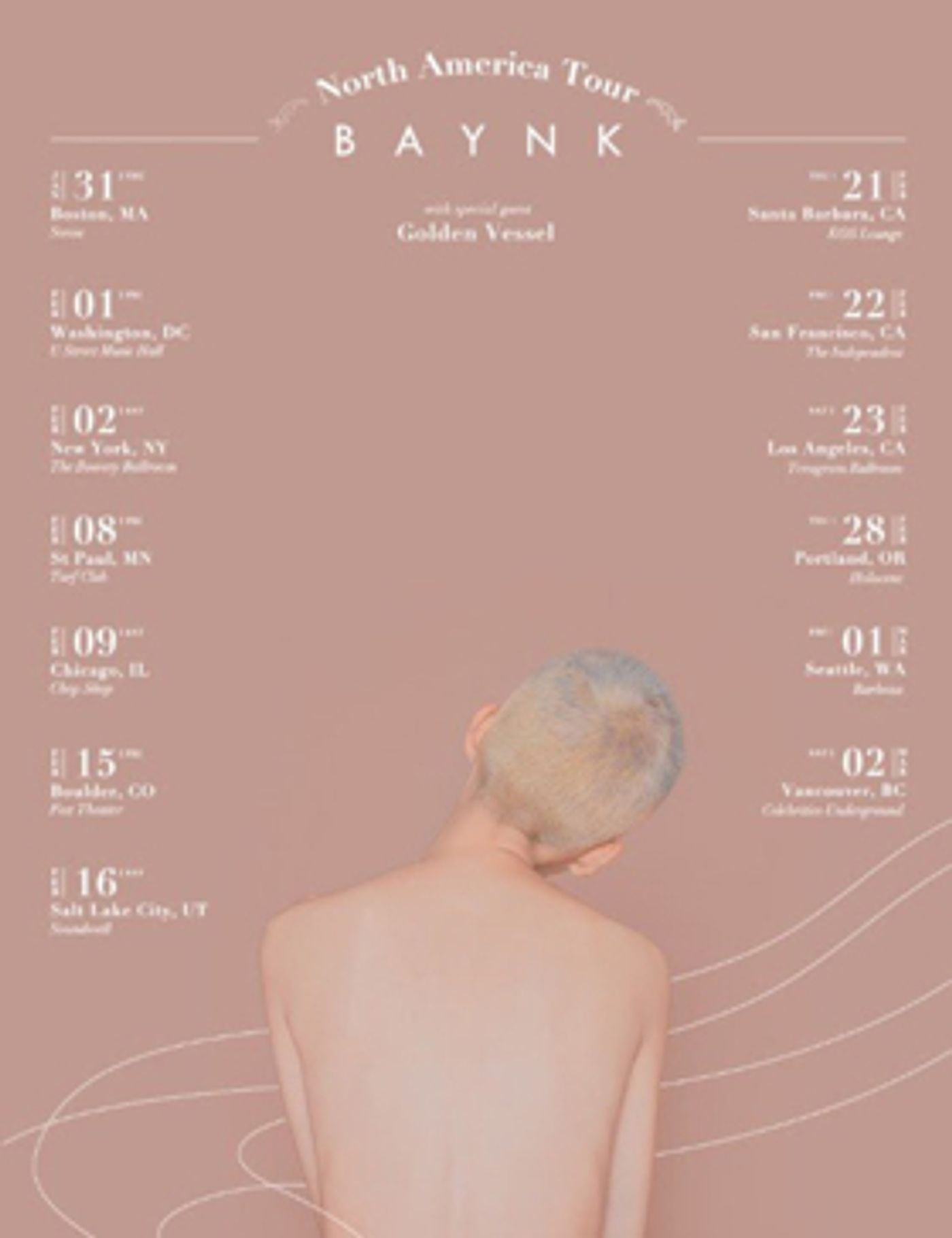 BAYNK Announces Spring 2019 North American Headline Tour BAYNK Announces Spring 2019 North American Headline Tour Image