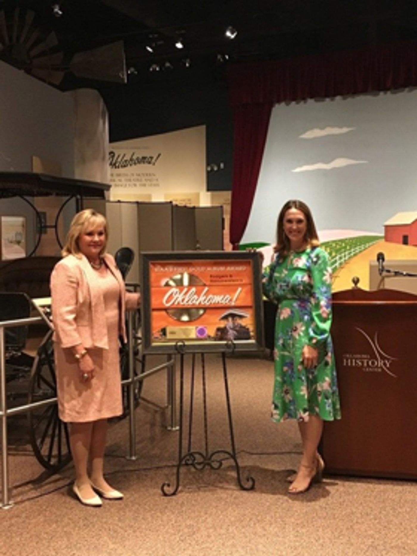 Oklahoma Governor Celebrates 60th Anniversary Of OKLAHOMA! Cast Album's RIAA Gold Album Award Oklahoma Governor Celebrates 60th Anniversary Of OKLAHOMA! Cast Album's RIAA Gold Album Award Image