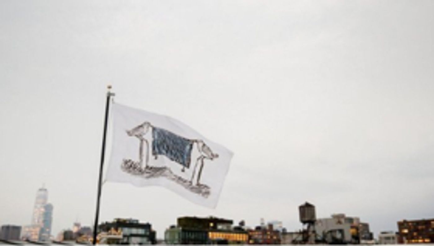 Creative Time Raises Artist Ann Hamilton's PLEDGES OF ALLEGIANCE Flag  Image