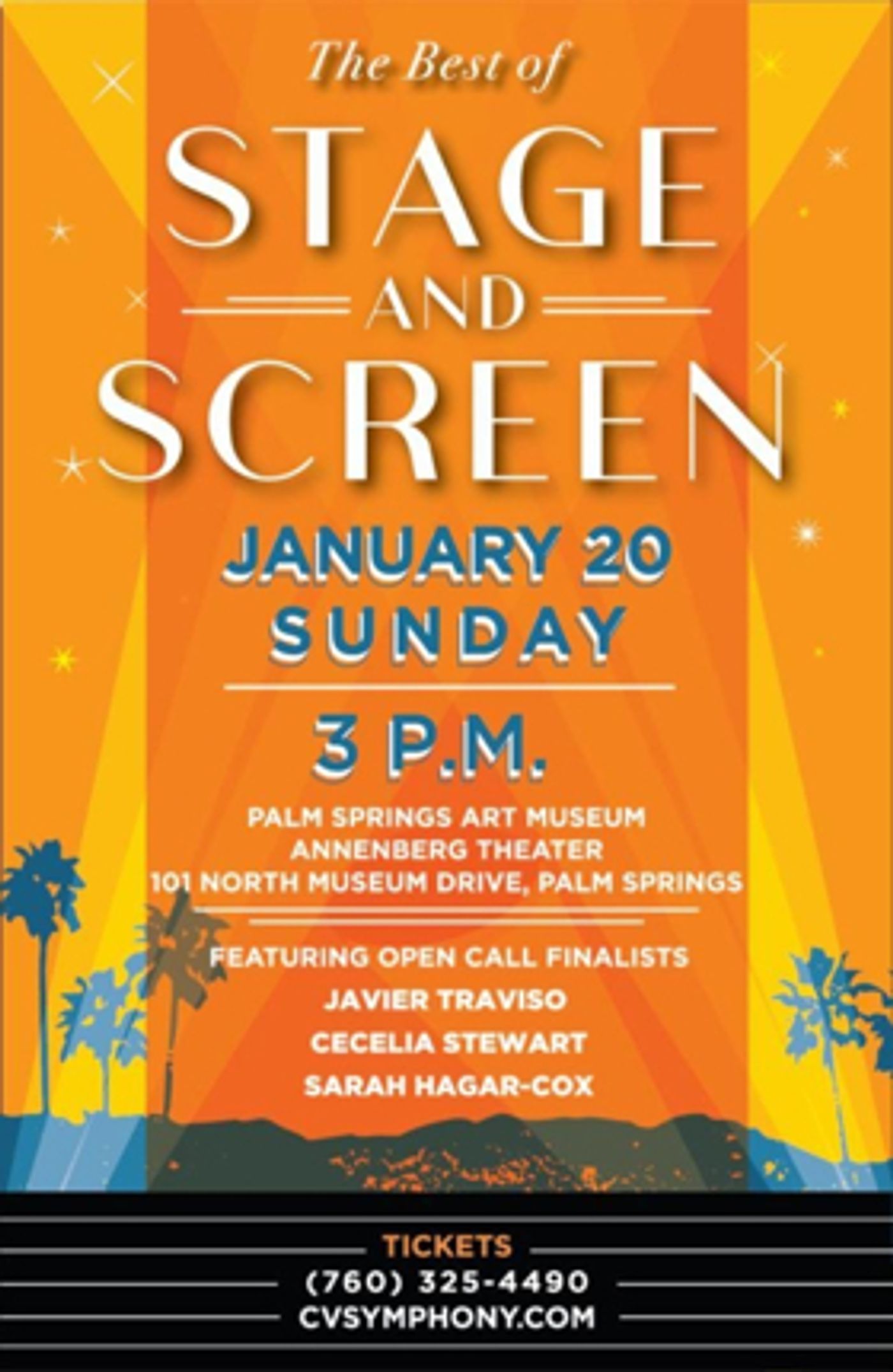 Coachella Valley Symphony Brings The BEST OF STAGE AND SCREEN To The McCallum Coachella Valley Symphony Brings The BEST OF STAGE AND SCREEN To The McCallum Image