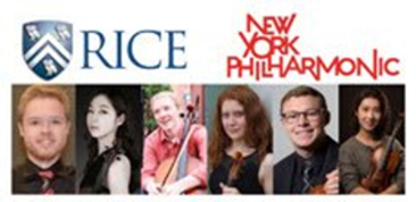 Six Rice Students Tapped for NY Phil's Global Academy Fellowship Program  Image