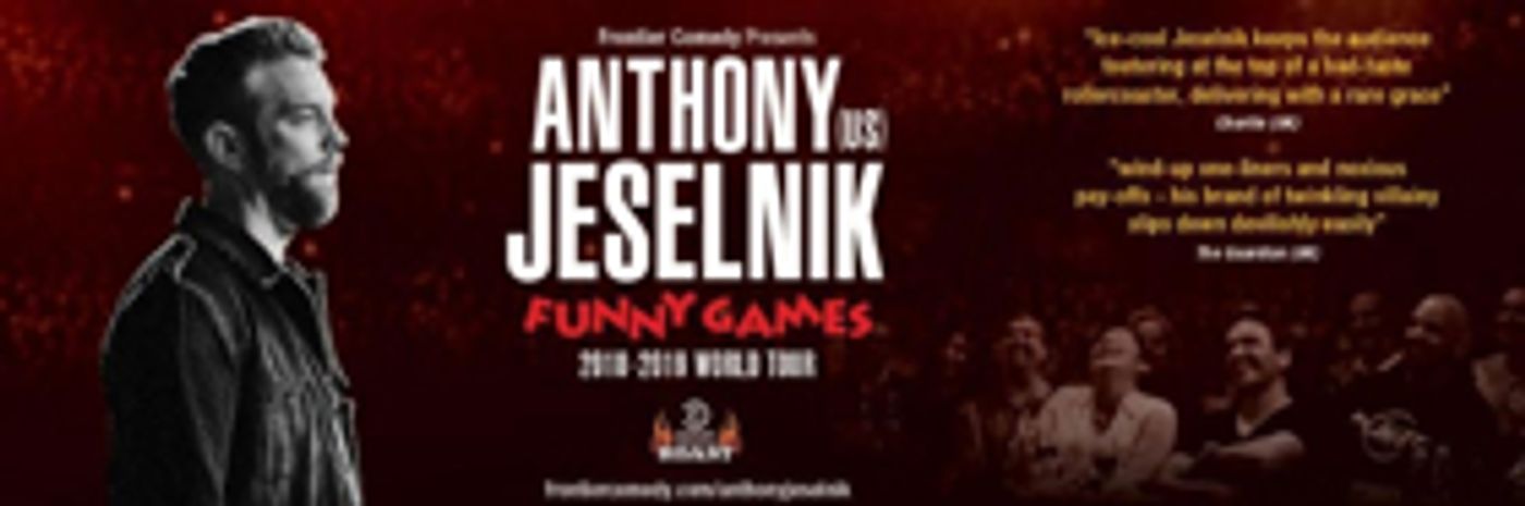 US Comedy Superstar Anthony Jeselnik Announces His Biggest Australian Tour Yet  Image