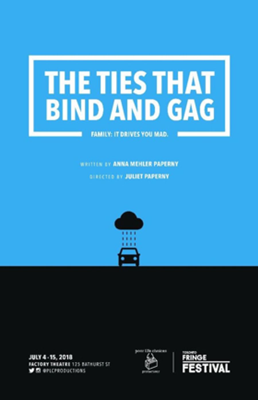 THE TIES THAT BIND AND GAG Comes to the Toronto Fringe Festival 2018 Image