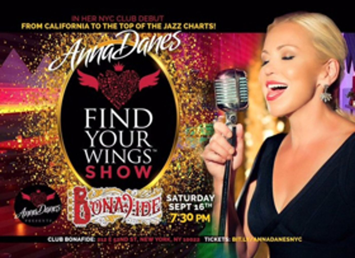 Billboard Chart-Topping Jazz Vocalist Anna Danes Soars On FIND YOUR WINGS  Image