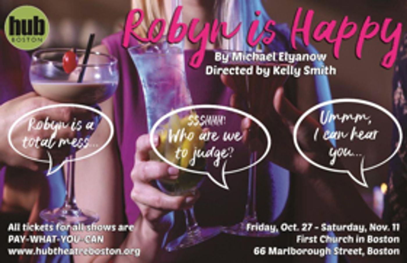 ROBYN IS HAPPY presented by Hub Theatre Company of Boston Closes This Saturday  Image