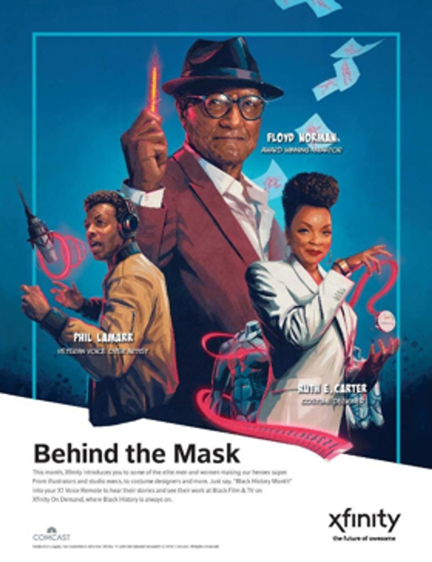 Comcast Partners With Xfinity To Celebrate Black History Month With GROUNDBREAKERS: HEROES BEHIND THE MASK Comcast Partners With Xfinity To Celebrate Black History Month With GROUNDBREAKERS: HEROES BEHIND THE MASK Image