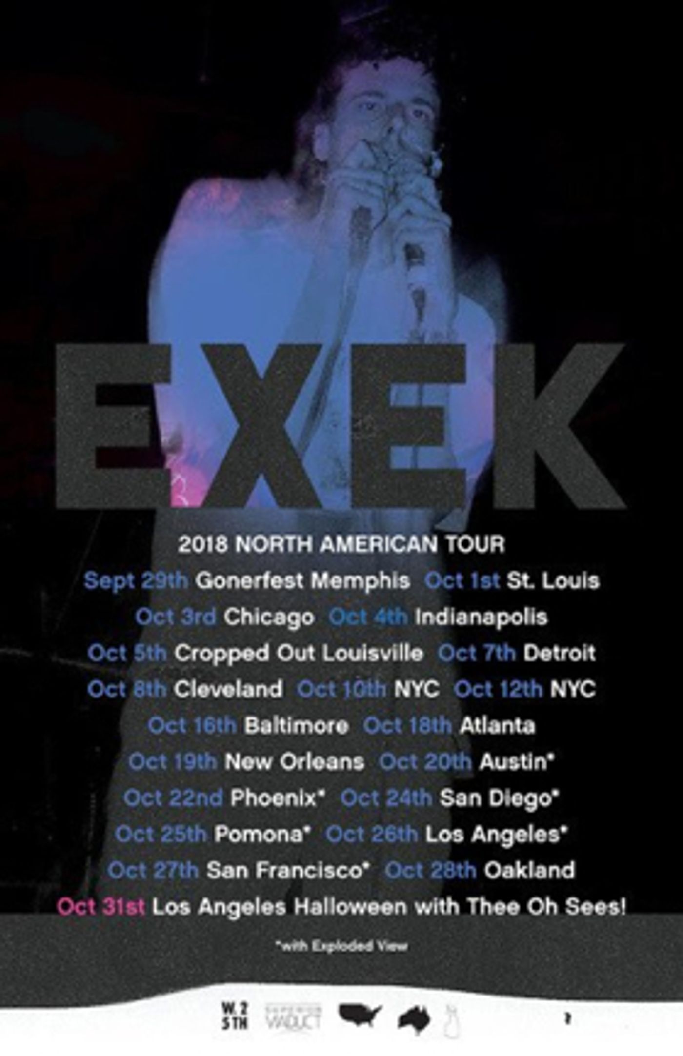 EXEK Announce Fall 2018 North American Tour  Image