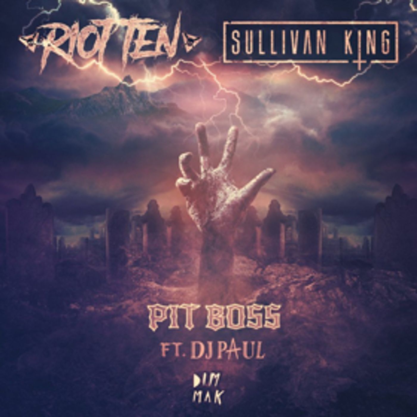 Riot Ten & Sullivan King Return with 'Pit Boss' Feat. Three Six Mafia's DJ Paul  Image
