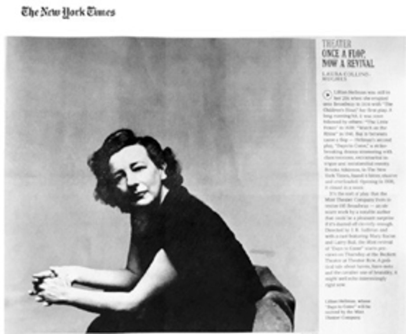 Mint Theater Presents Lillian Hellman's DAYS TO COME  Image