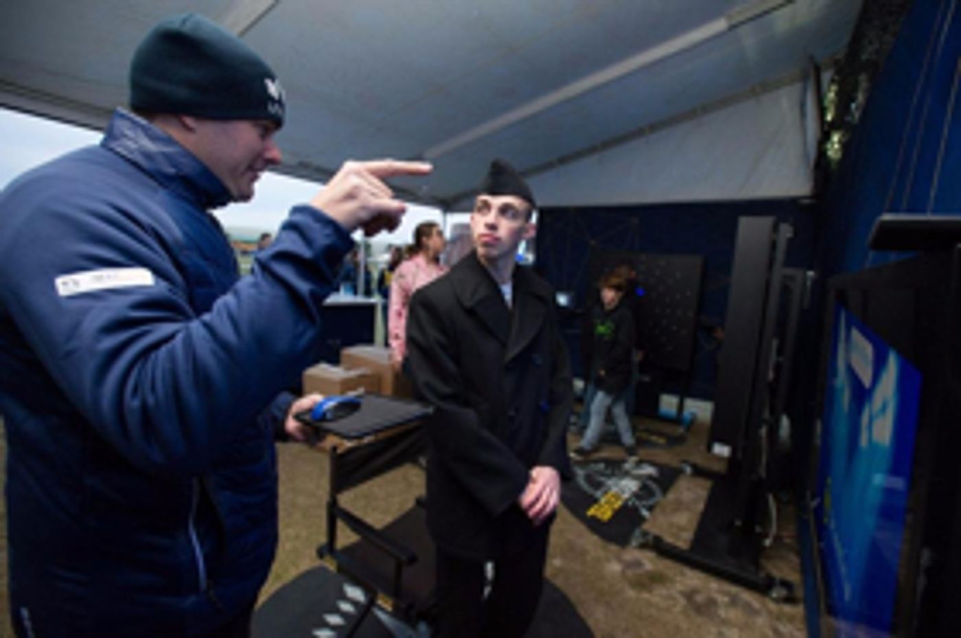 Thompson Square Performs For Troops  Image