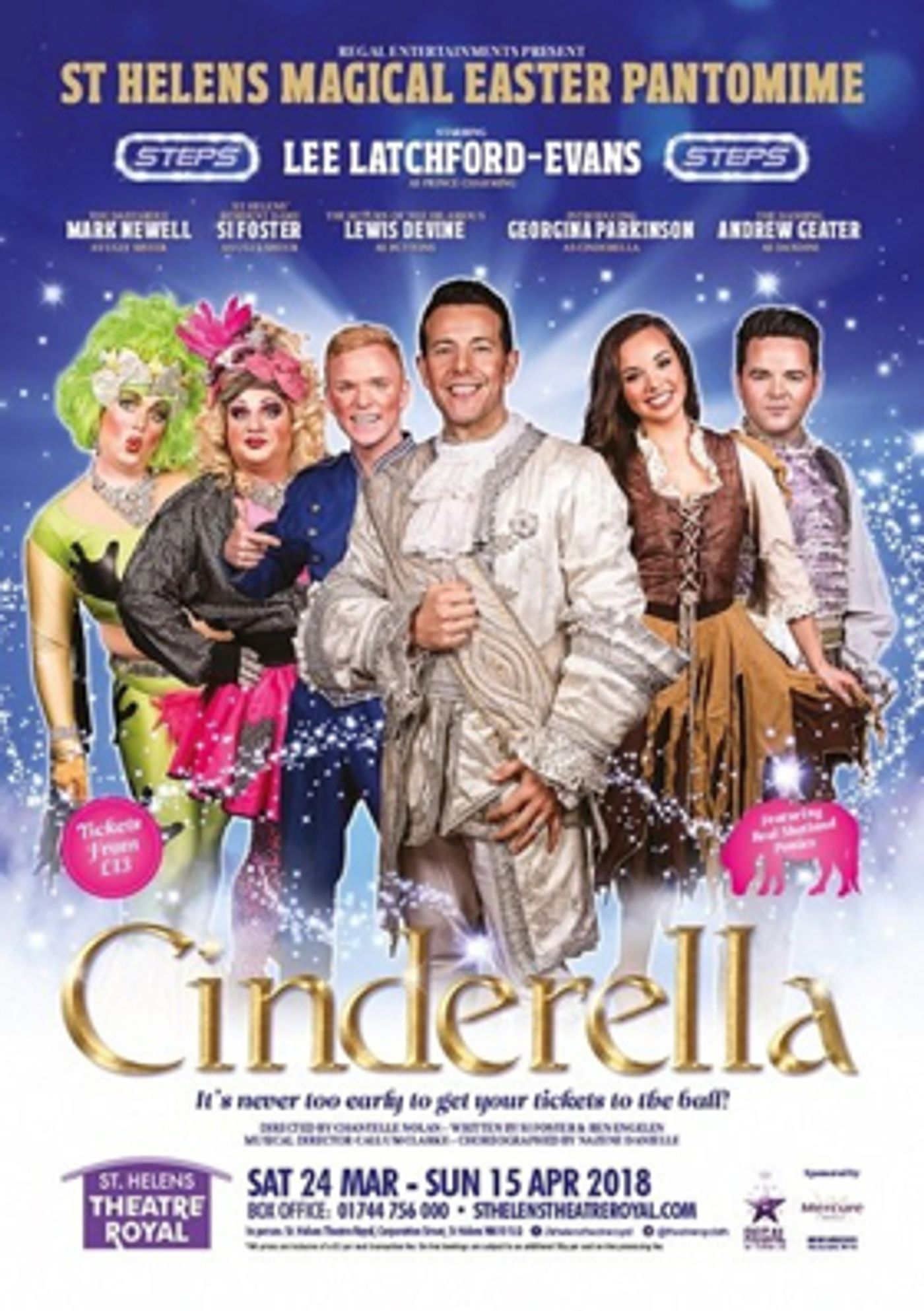 CINDERELLA Guaranteed To Be STEP-tacular As Full Cast Announced For St Helens Theatre Royal's Easter Panto CINDERELLA Guaranteed To Be STEP-tacular As Full Cast Announced For St Helens Theatre Royal's Easter Panto Image