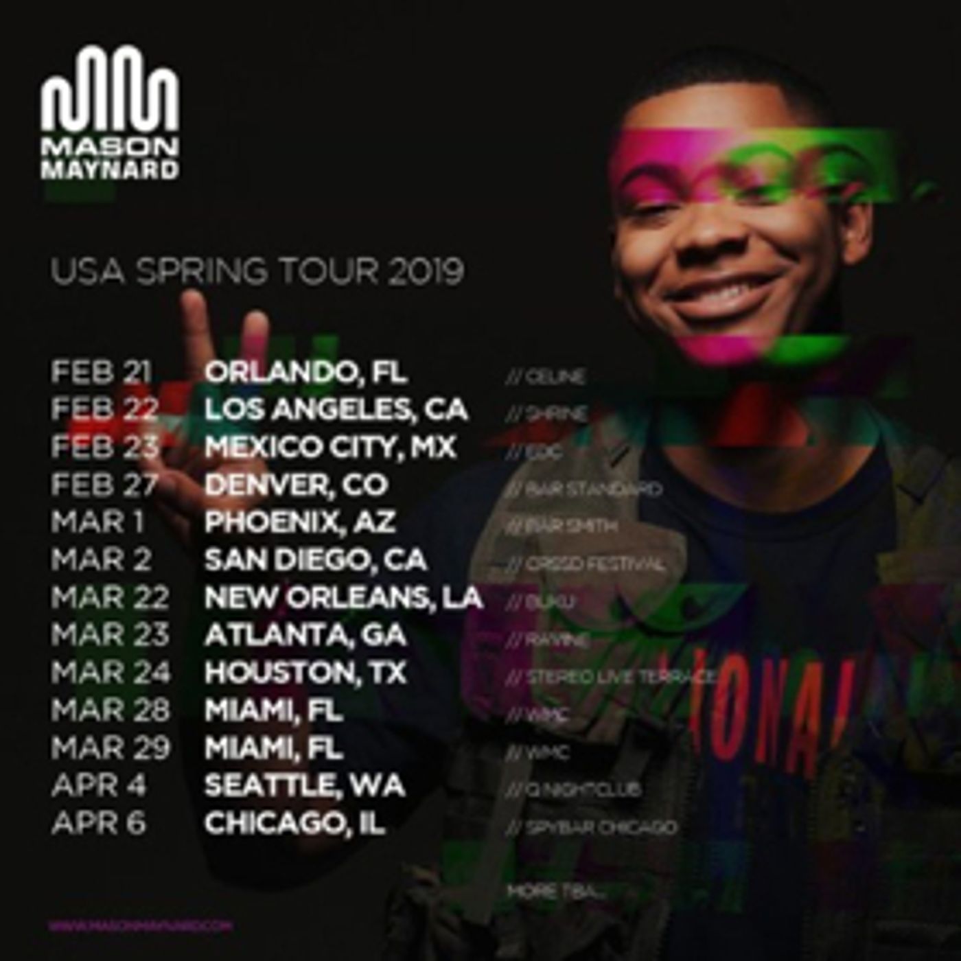 Mason Maynard Announces Debut US Tour Dates This Spring  Image