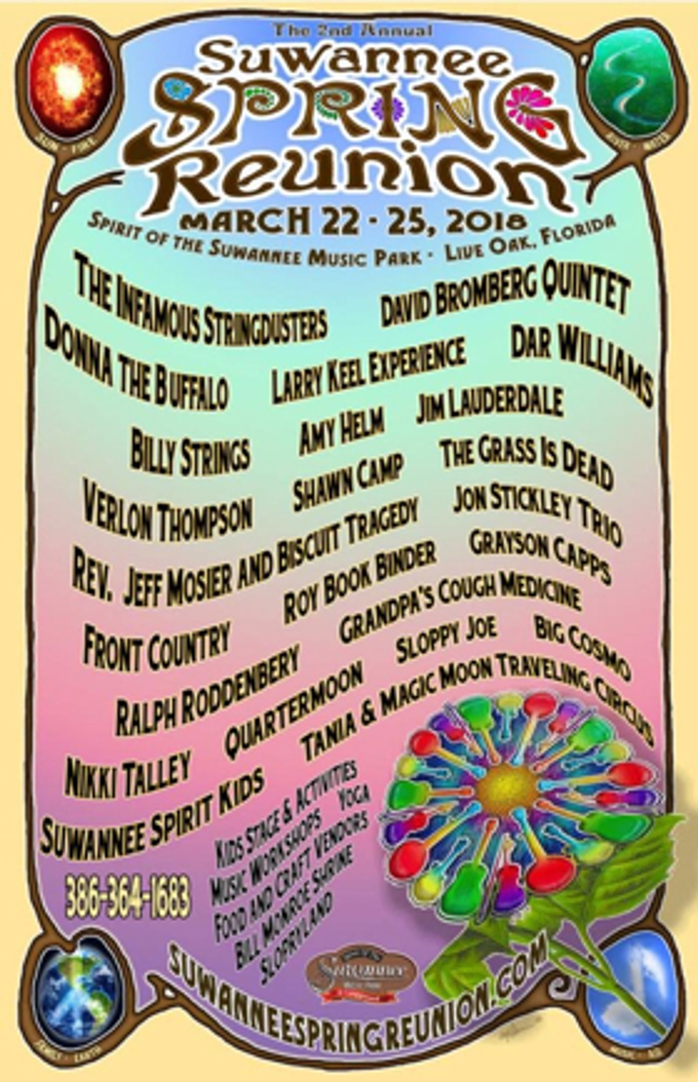 Suwannee Spring Reunion w/ The Infamous Stringdusters & More Set for March  Image