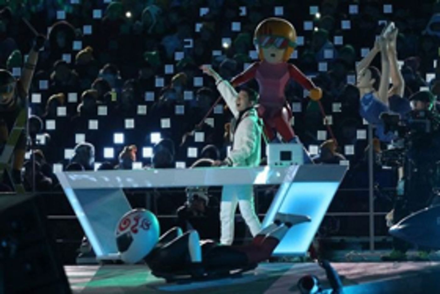 Raiden Performs at Winter Olympic Games Closing Ceremony Alongside Martin Garrix Raiden Performs at Winter Olympic Games Closing Ceremony Alongside Martin Garrix Image