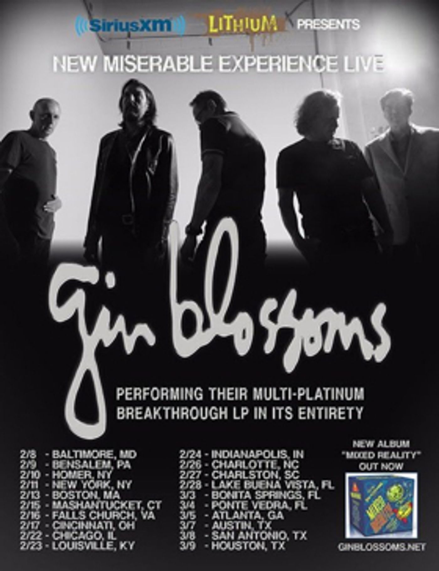 Gin Blossoms Announce New Leg Of 'New Miserable Experience Live' Gin Blossoms Announce New Leg Of 'New Miserable Experience Live' Image