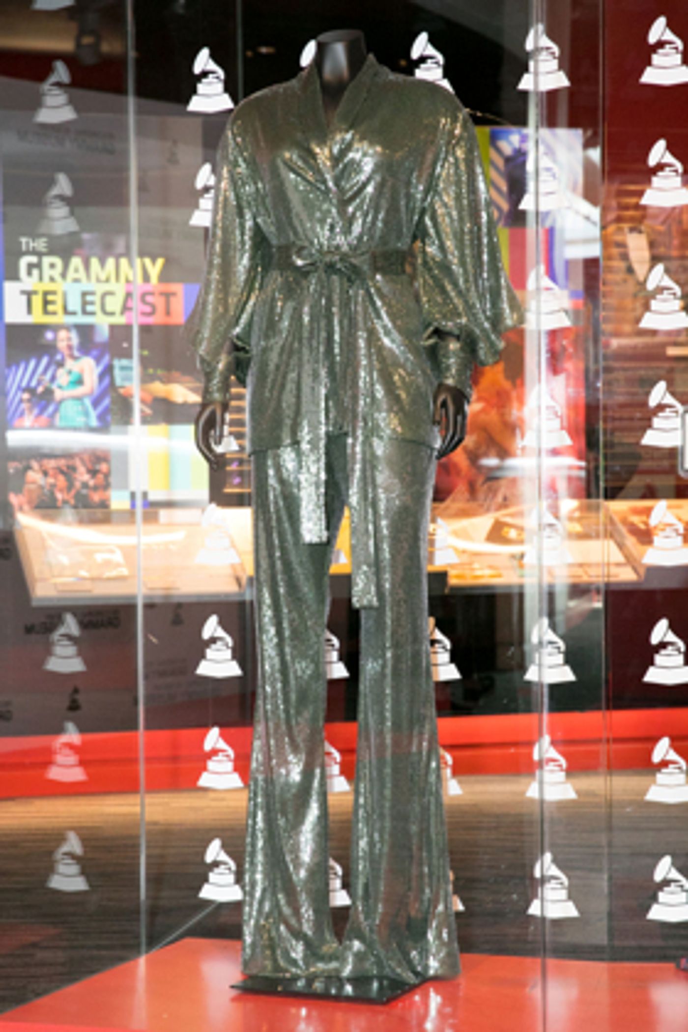 GRAMMY Museum Adds Michelle Obama's 61st GRAMMYs Outfit To Its 'On The Red Carpet' Collection GRAMMY Museum Adds Michelle Obama's 61st GRAMMYs Outfit To Its 'On The Red Carpet' Collection Image