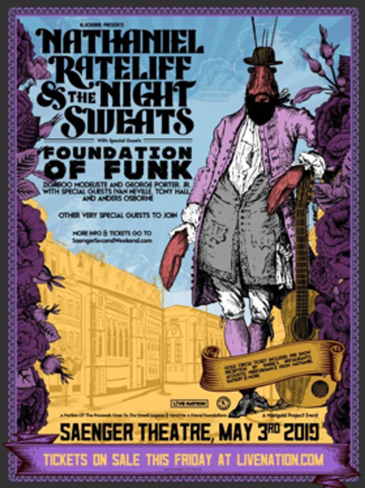 Nathaniel Rateliff & The Nightsweats To Headline 'Second Weekend at the Saenger'  Image