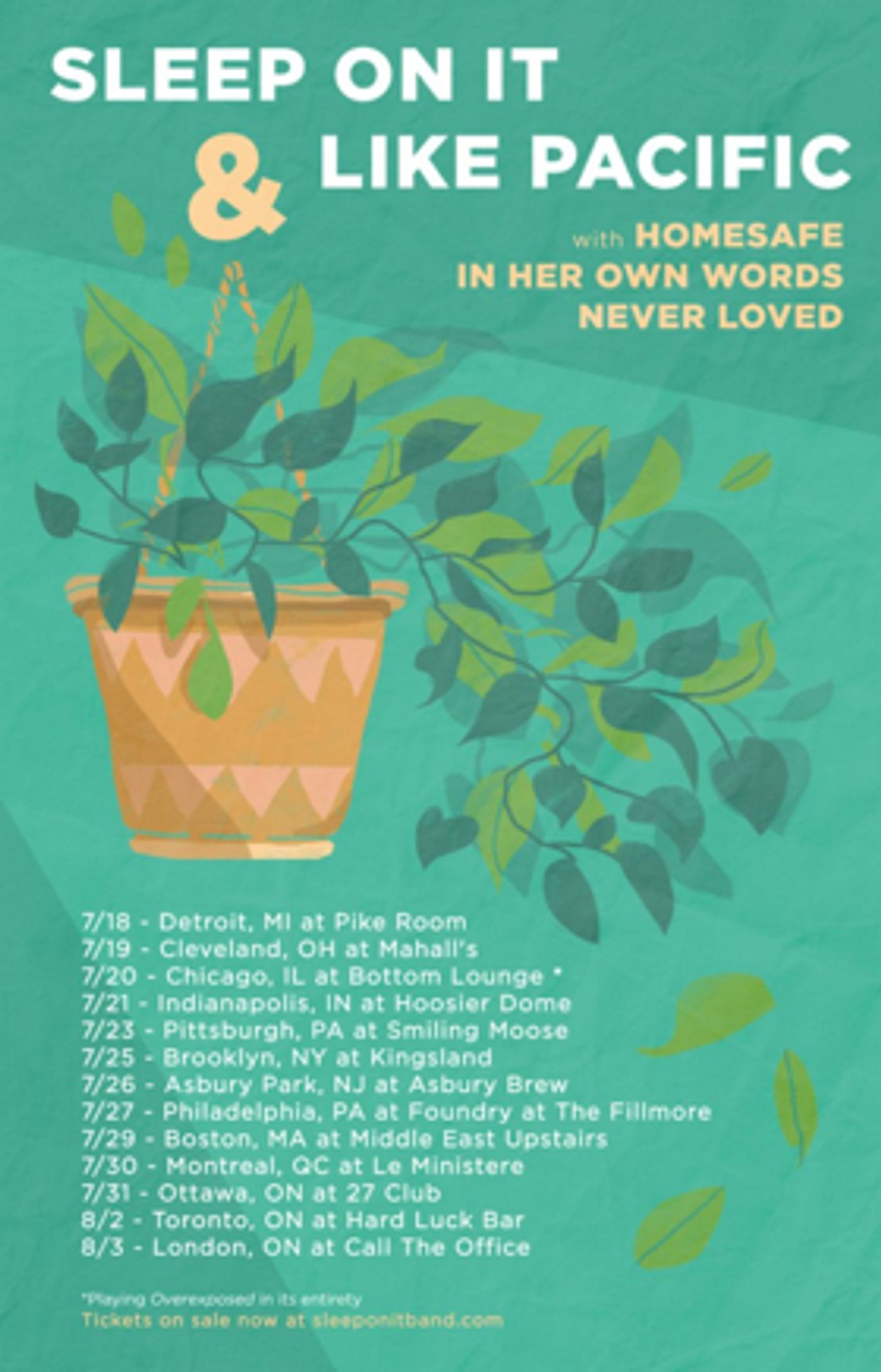 Sleep On It Announce Co-Headline Tour with Like Pacific  Image