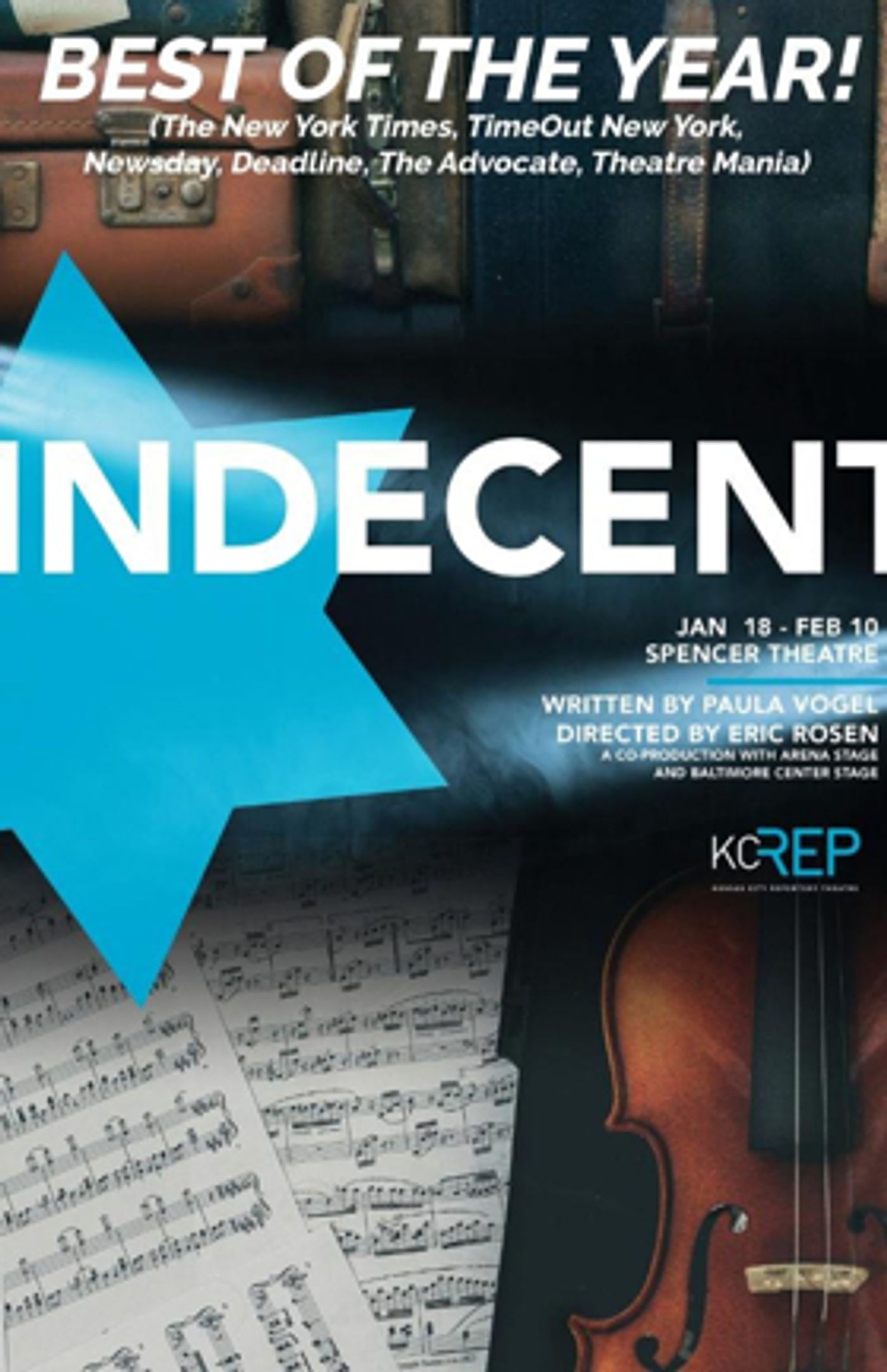 Kansas City Repertory Theatre Announces Regional Premiere Of INDECENT  Image