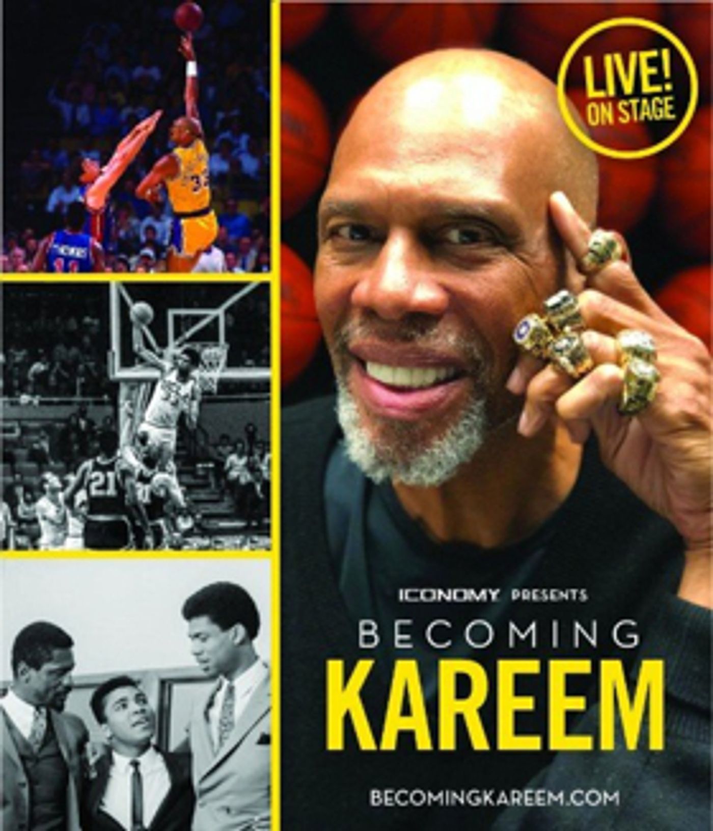 Wisconsin Sportscaster Bill Michaels Will Host Kareem Abdul-Jabbar's Live Show, BECOMING KAREEM  Image