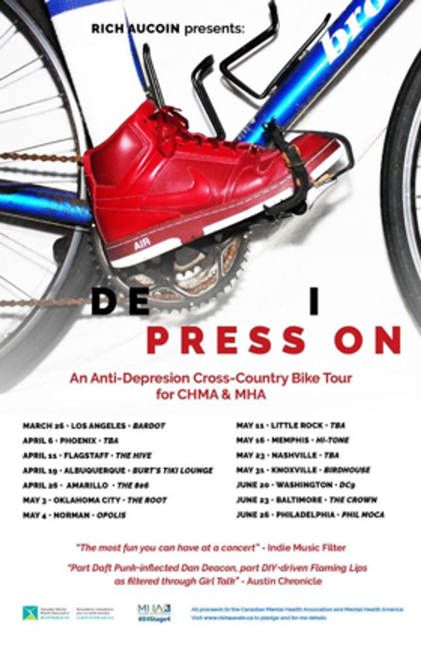 Rich Aucoin Announces Bicycle Tour For Mental Health + EP Out 3/16  Image