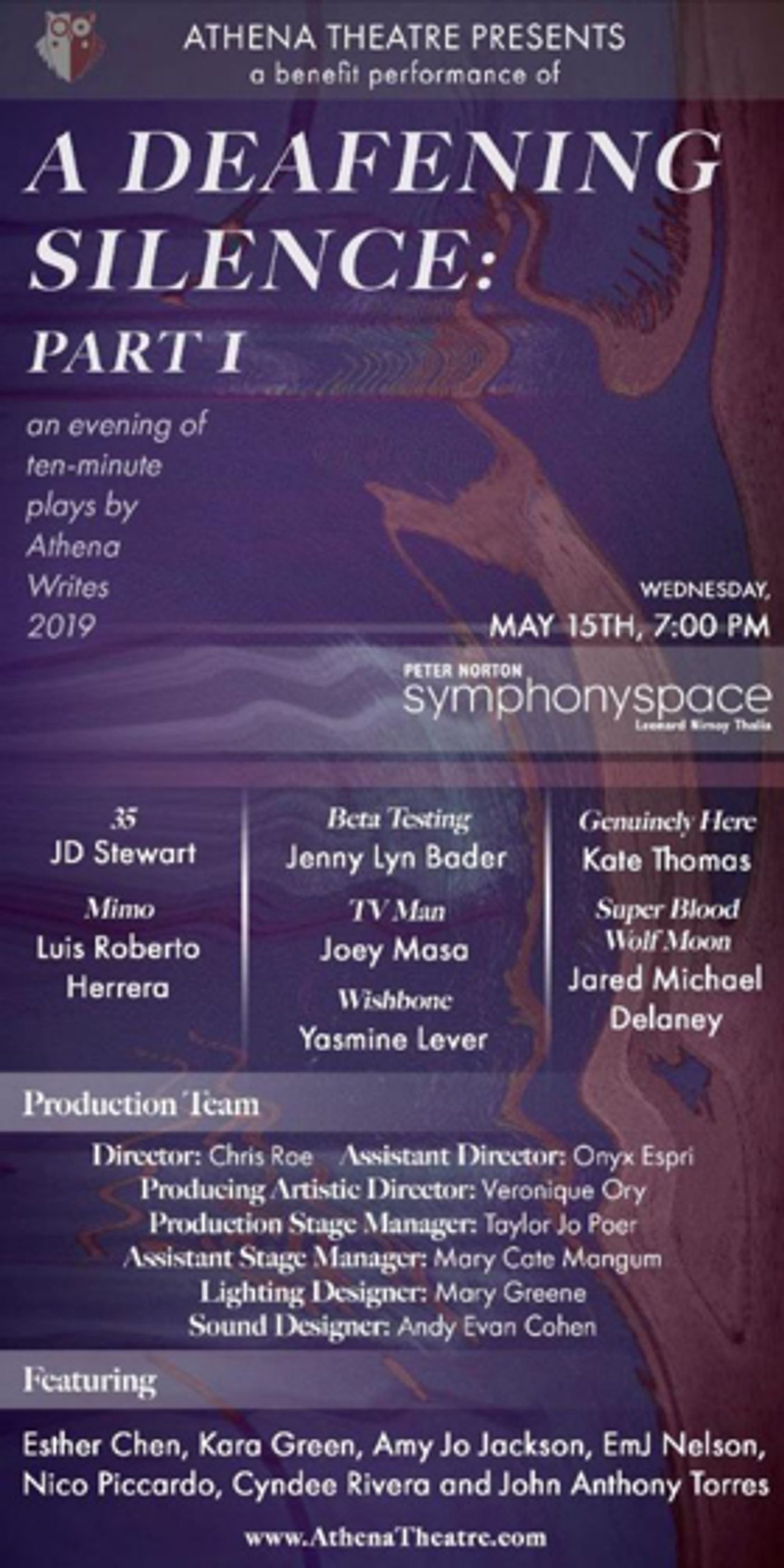 Athena Theatre Is Back At Symphony Space  Image