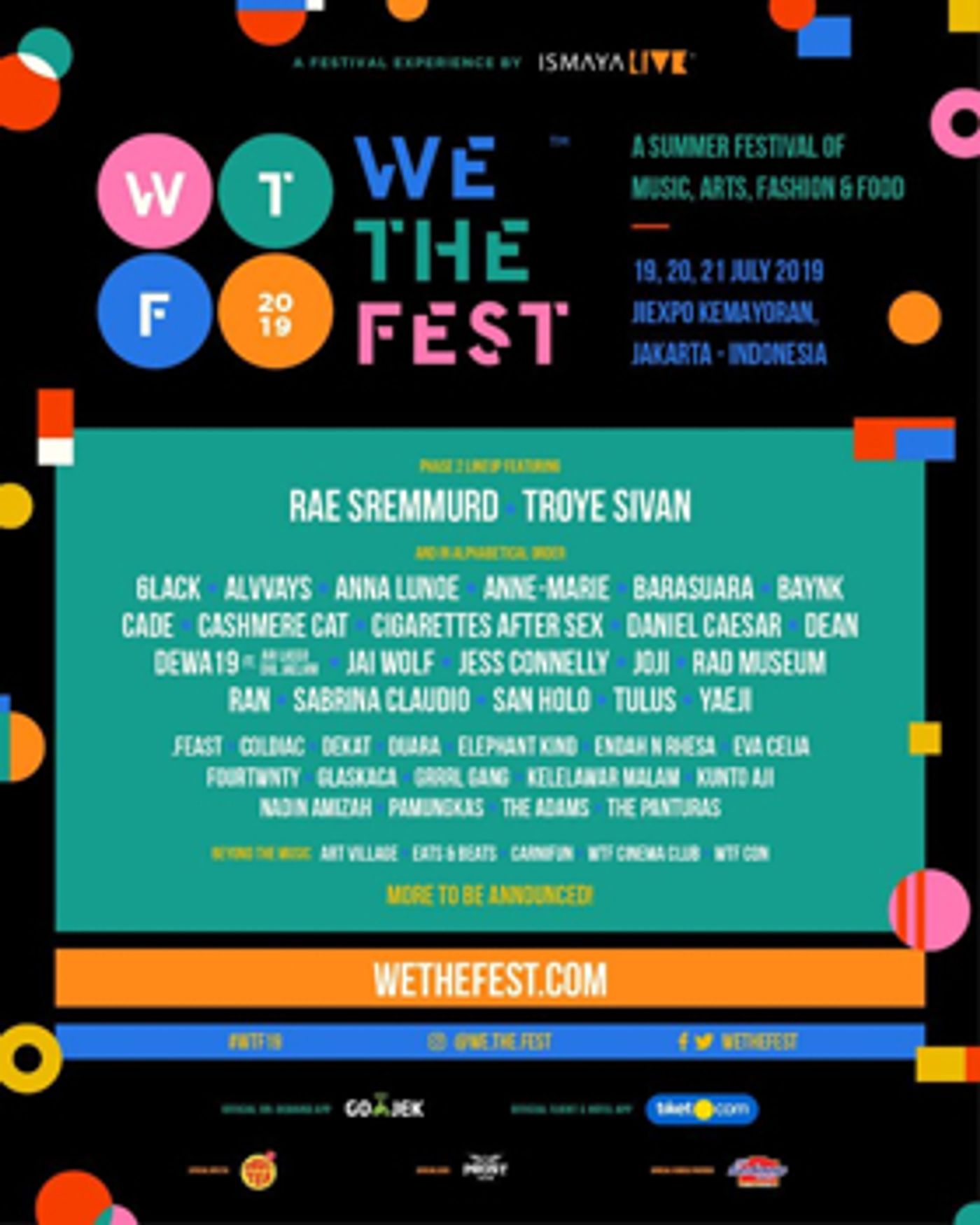 Troye Sivan, Cashmere Cat, Joji Join We The Fest Lineup Troye Sivan, Cashmere Cat, Joji Join We The Fest Lineup Image